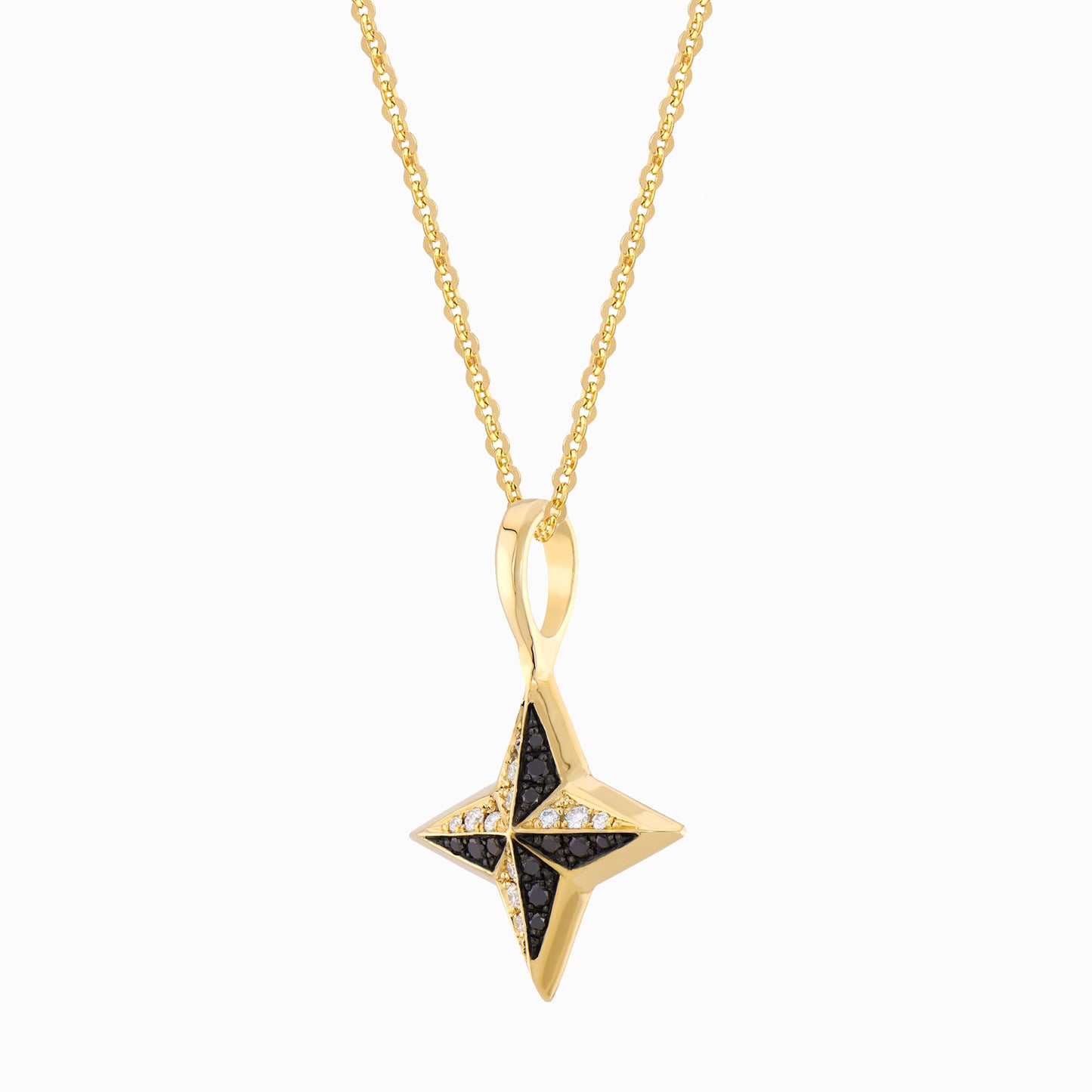 FIERCE Cheeky Double Diamond Fine Necklace