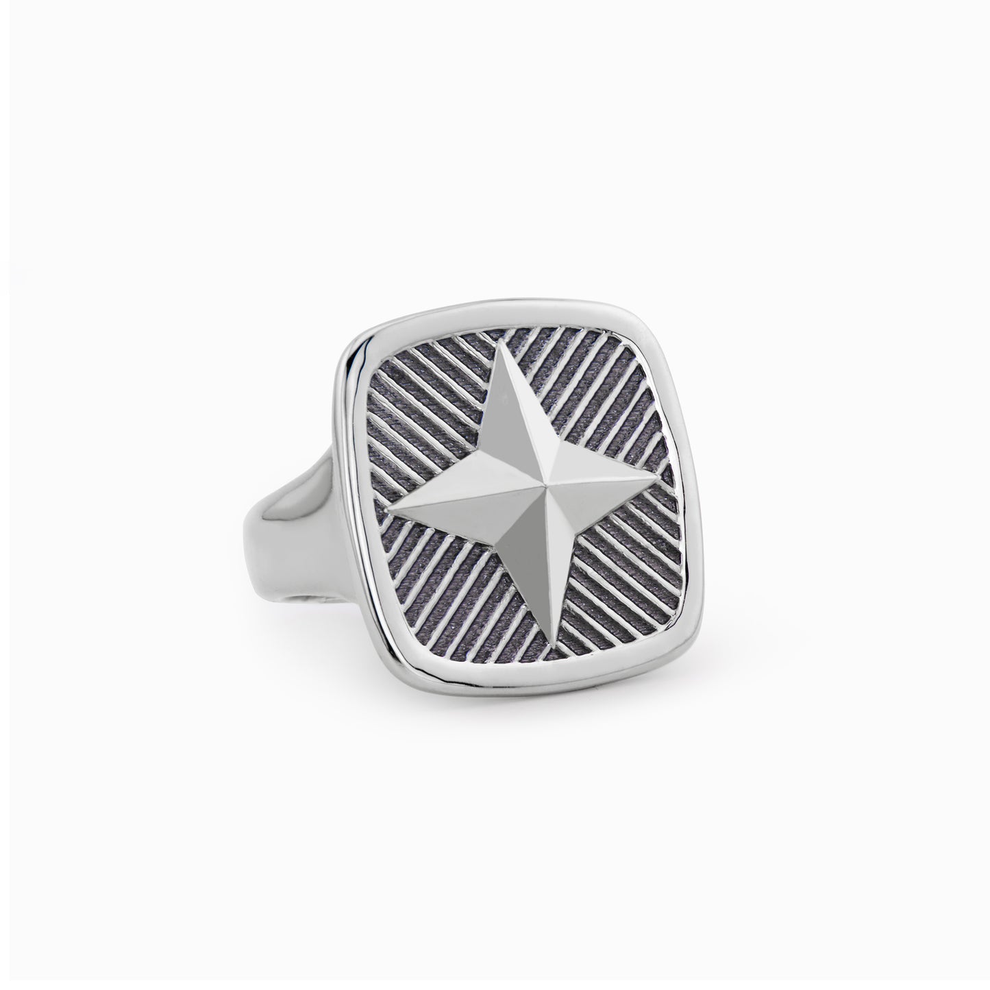 FIERCE Outrageous Grill Signet Ring – Silver