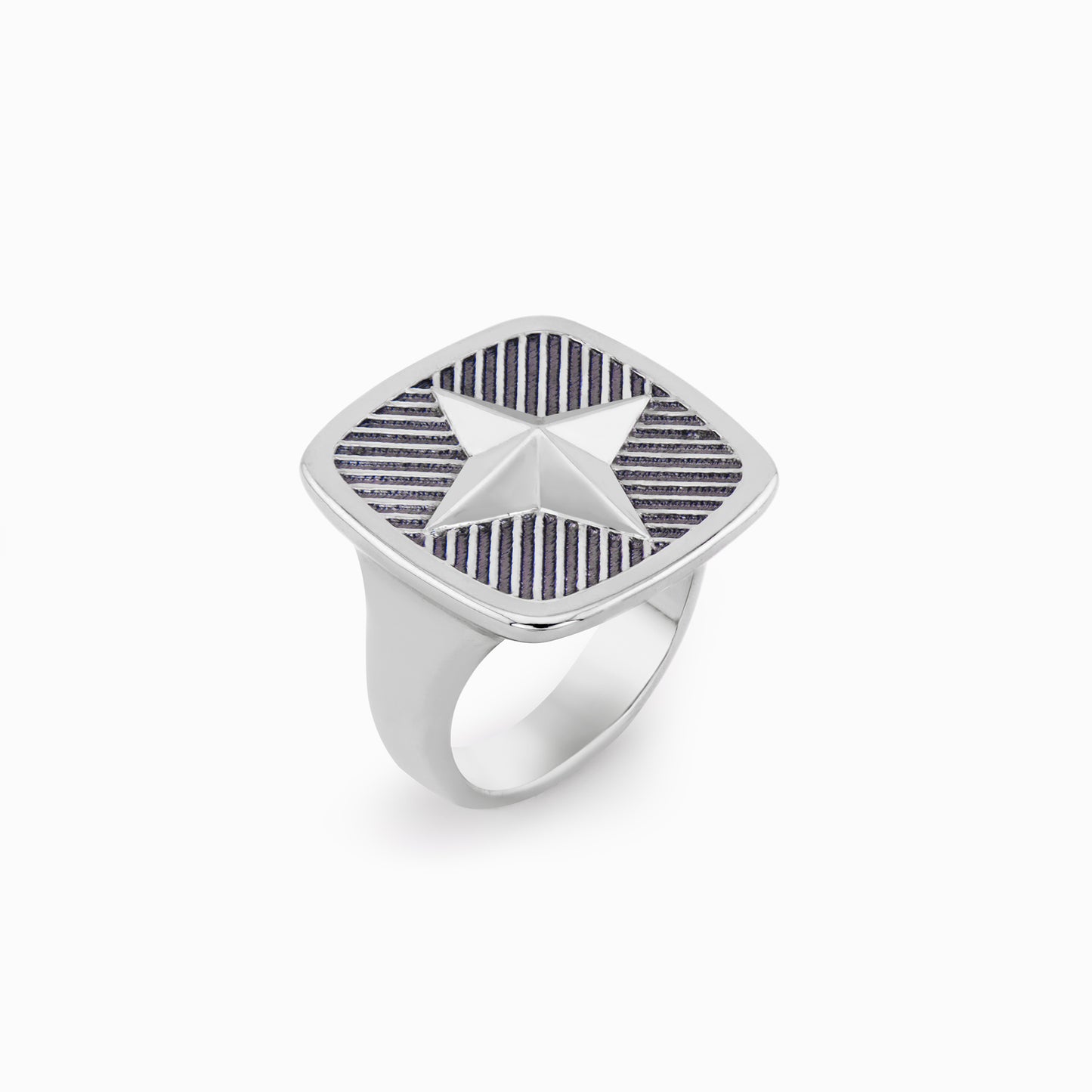 FIERCE Outrageous Grill Signet Ring – Silver
