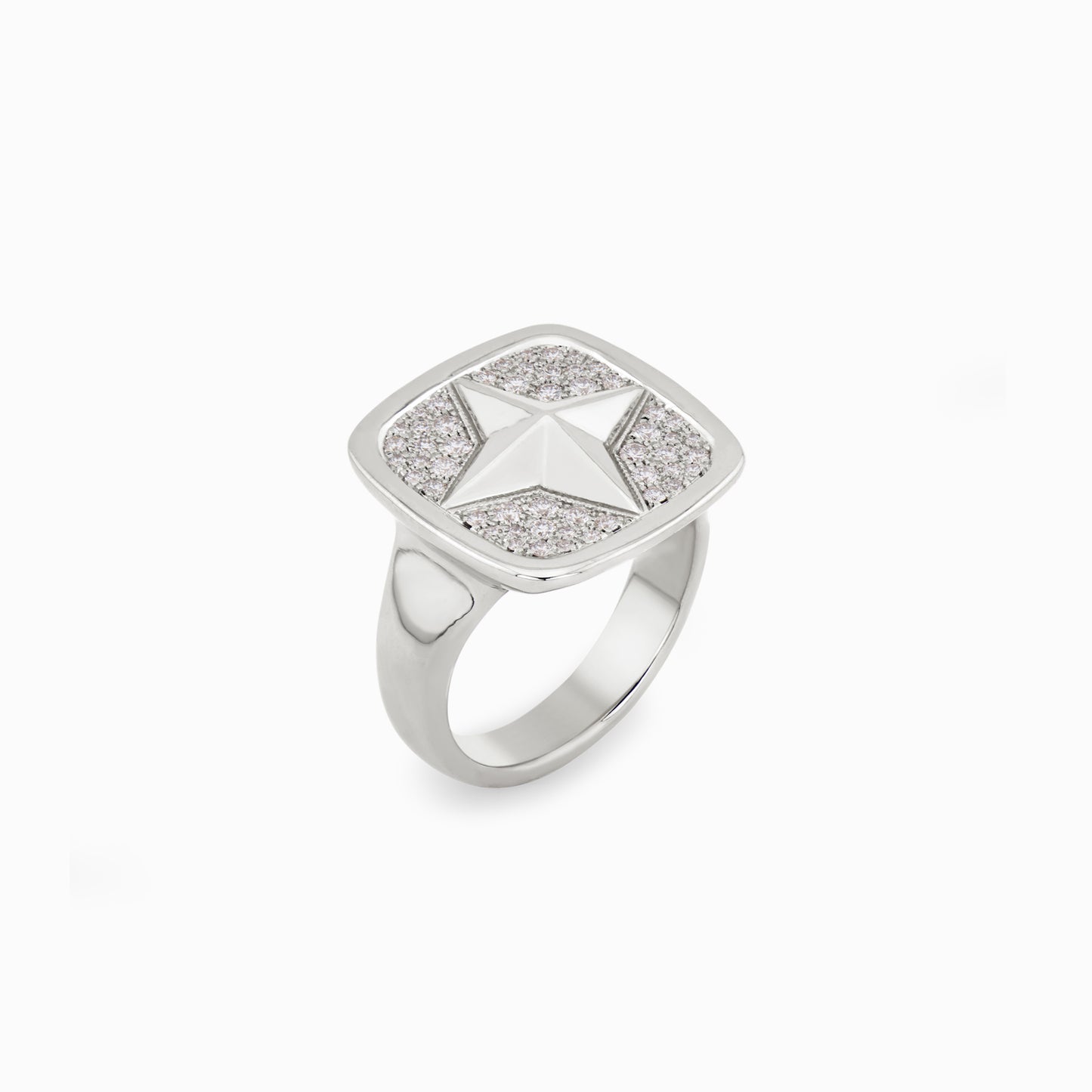 FIERCE Audacious Diamond Signet Ring