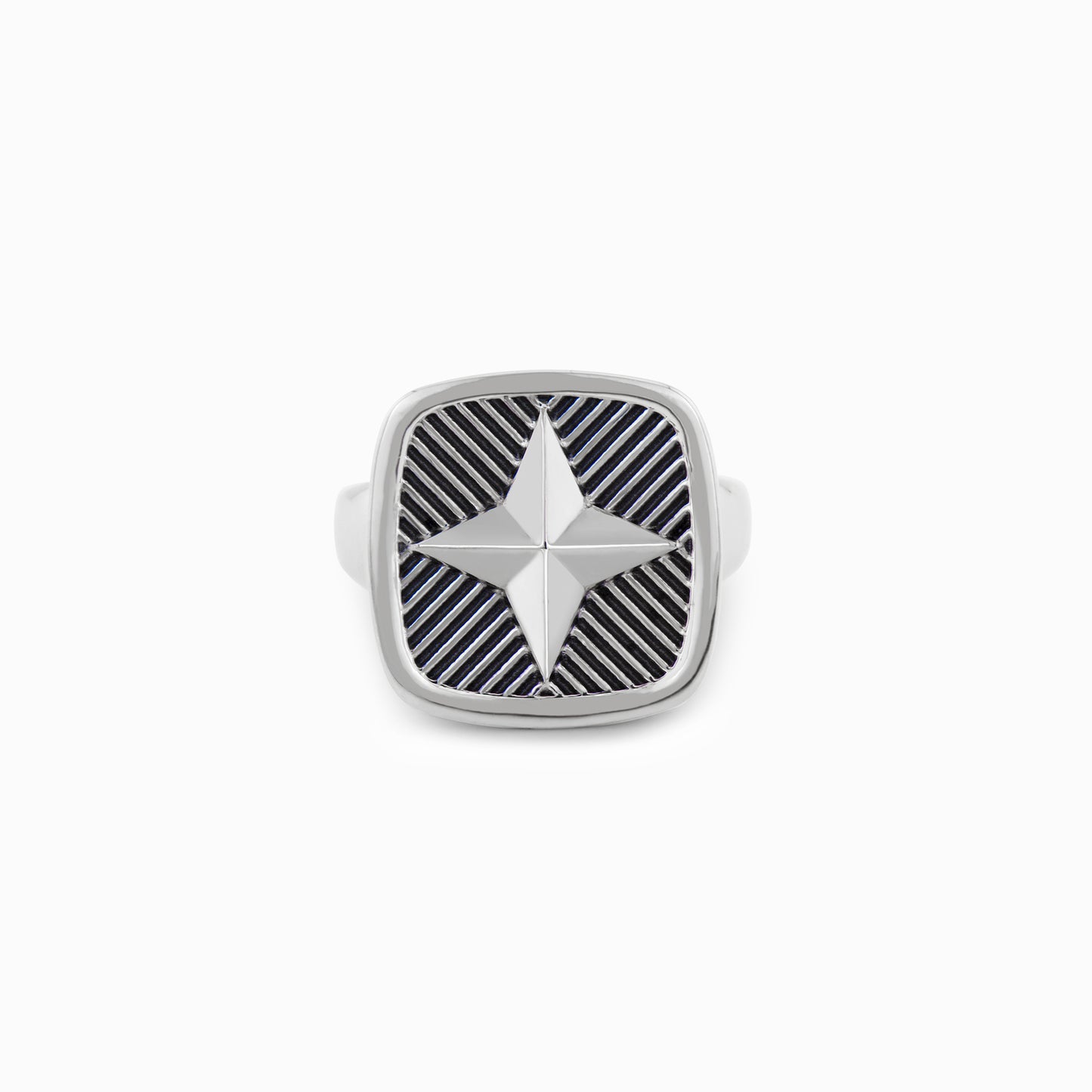 FIERCE Audacious Grill Signet Ring – Silver