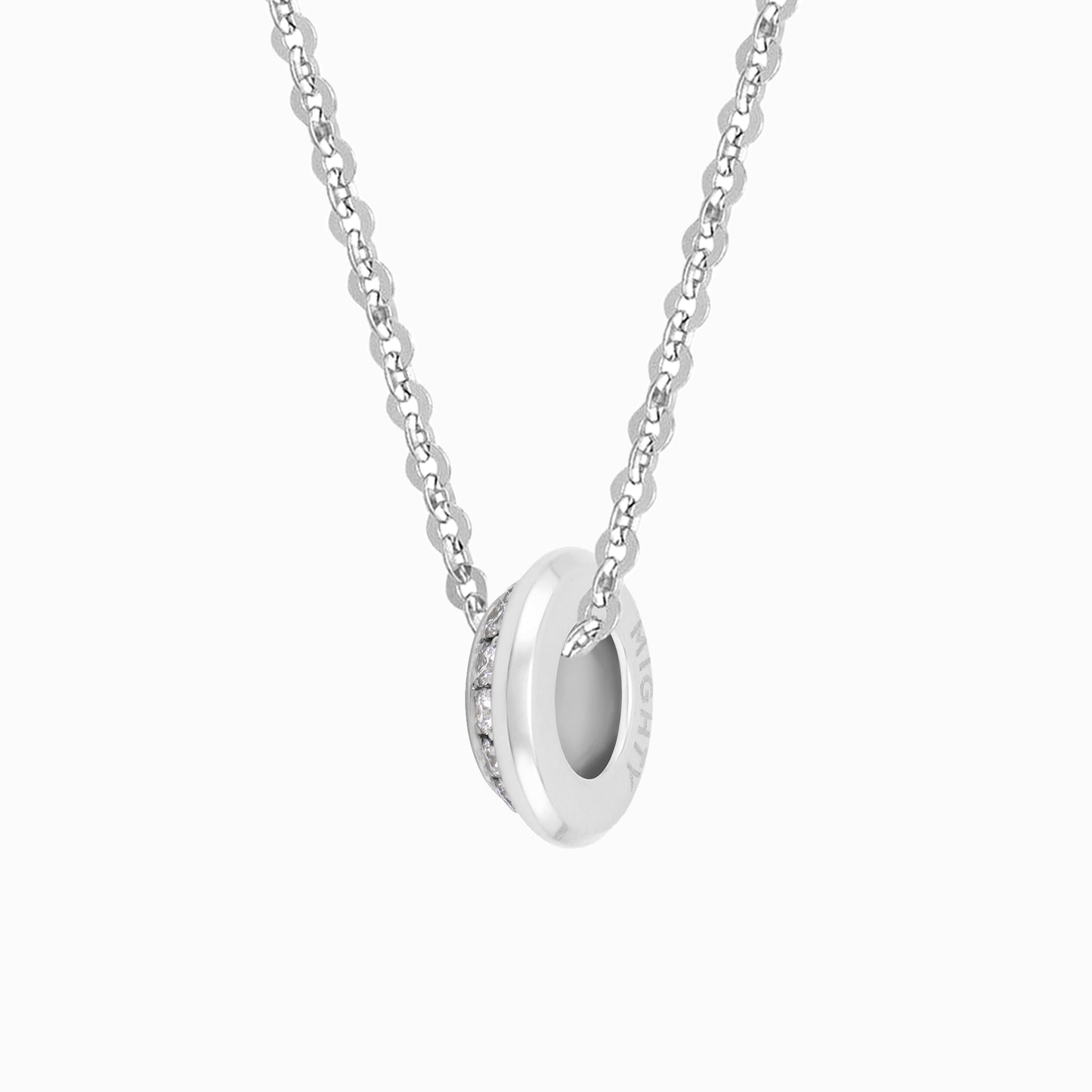 OFF-KILTER Diamond April Birthstone Fine Necklace