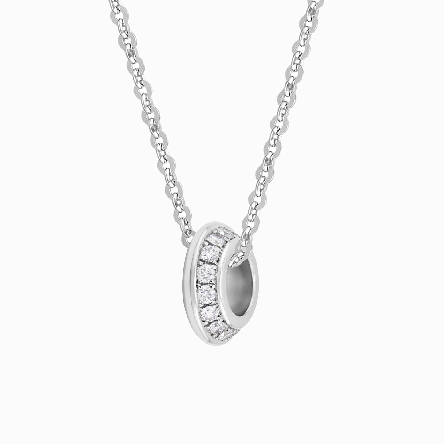 OFF-KILTER Diamond April Birthstone Fine Necklace