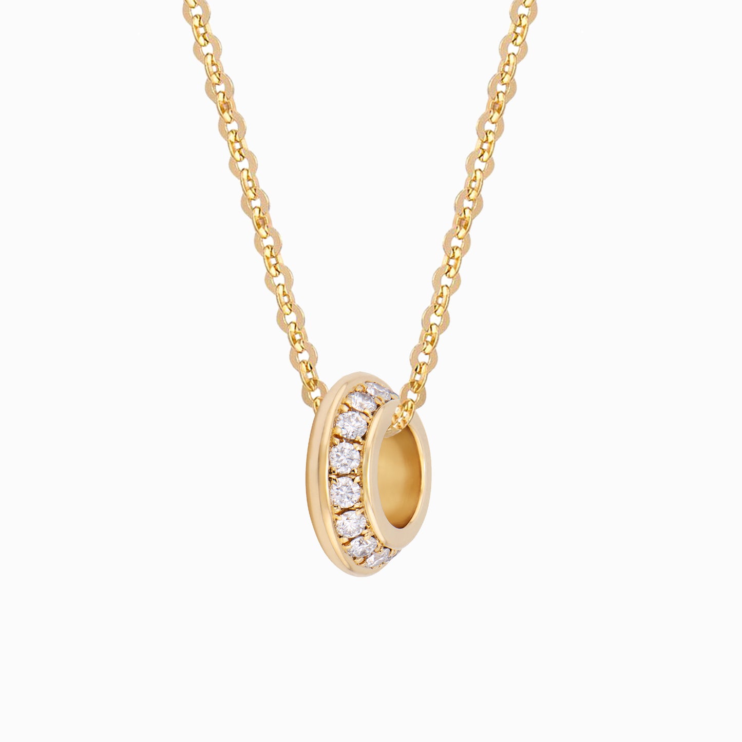 OFF-KILTER Diamond April Birthstone Fine Necklace