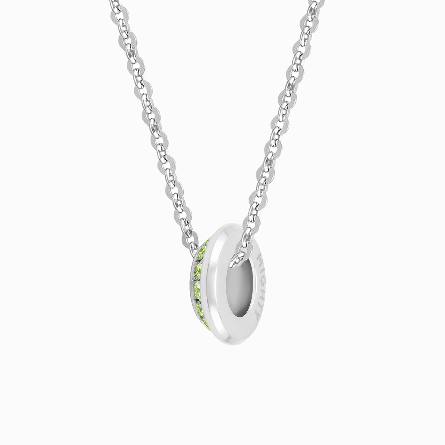 OFF-KILTER Peridot August Birthstone Fine Necklace