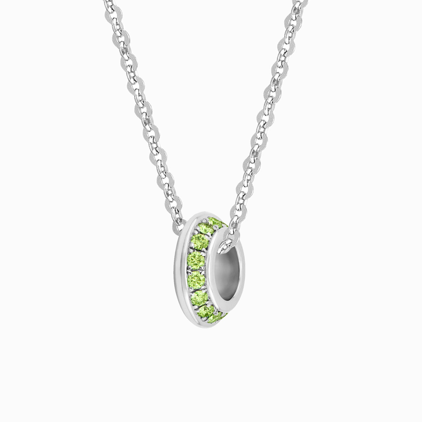 OFF-KILTER Peridot August Birthstone Fine Necklace