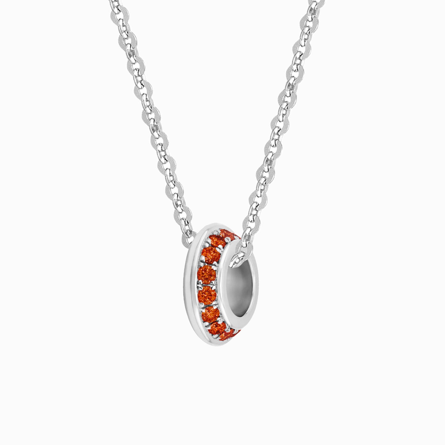 OFF-KILTER Garnet January Birthstone Fine Necklace