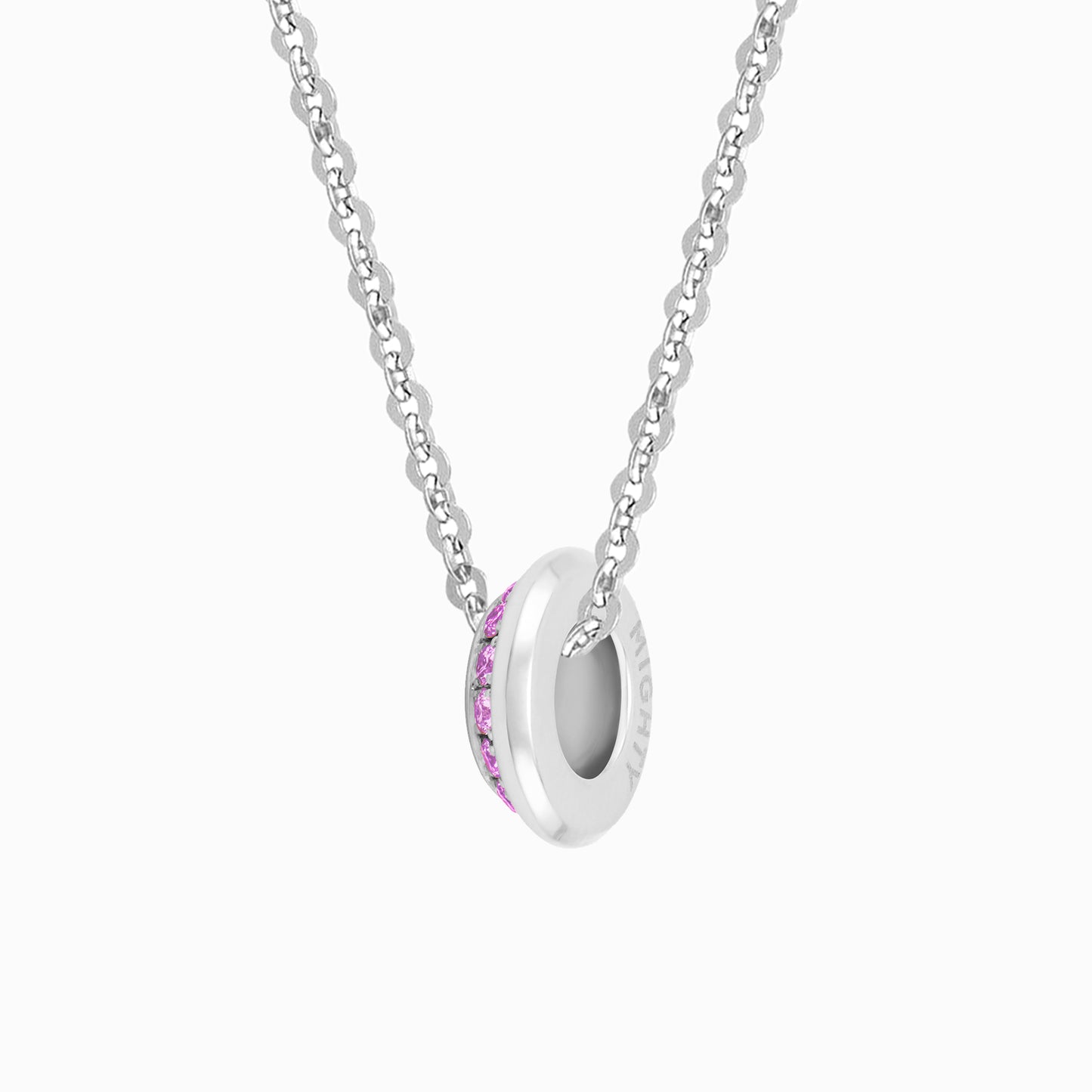 OFF-KILTER Rhodolite Garnet June Birthstone Fine Necklace