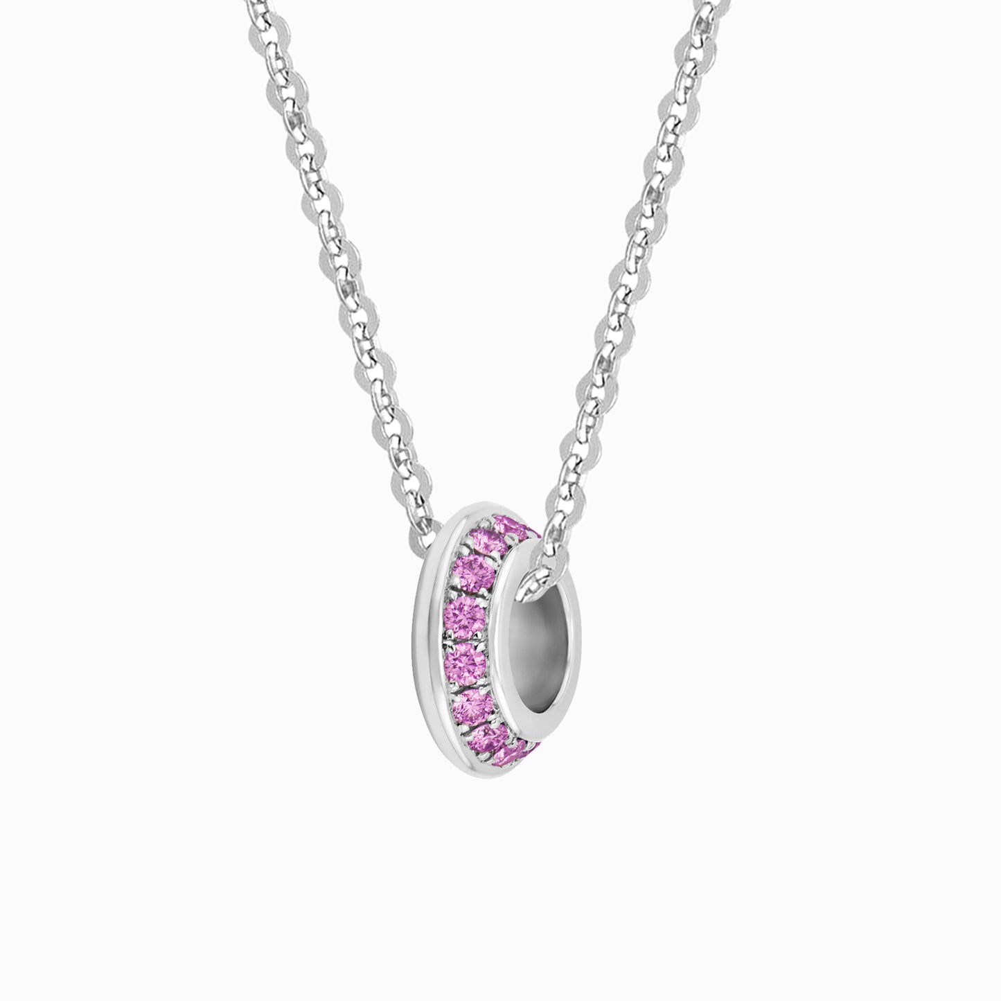 OFF-KILTER Rhodolite Garnet June Birthstone Fine Necklace