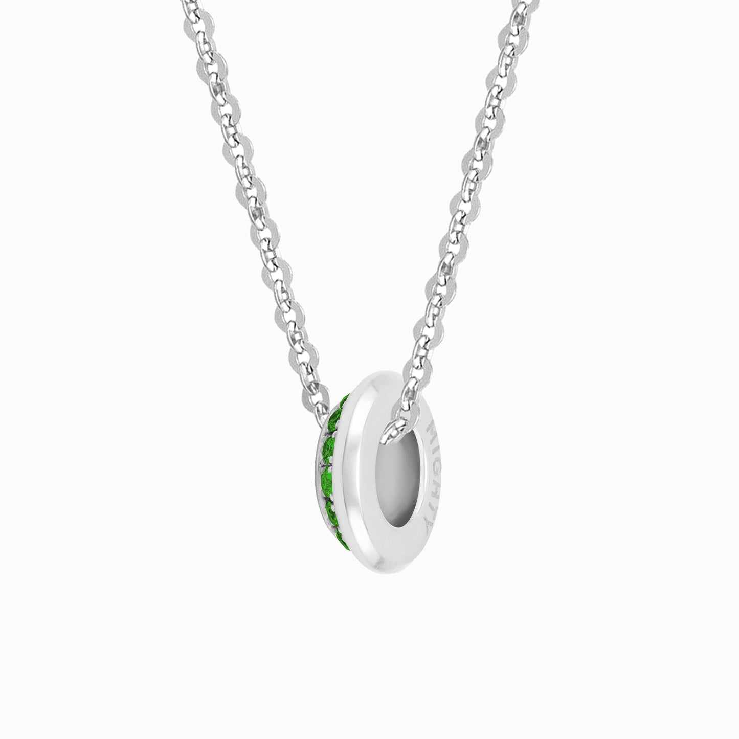 OFF-KILTER Emerald May Birthstone Fine Necklace