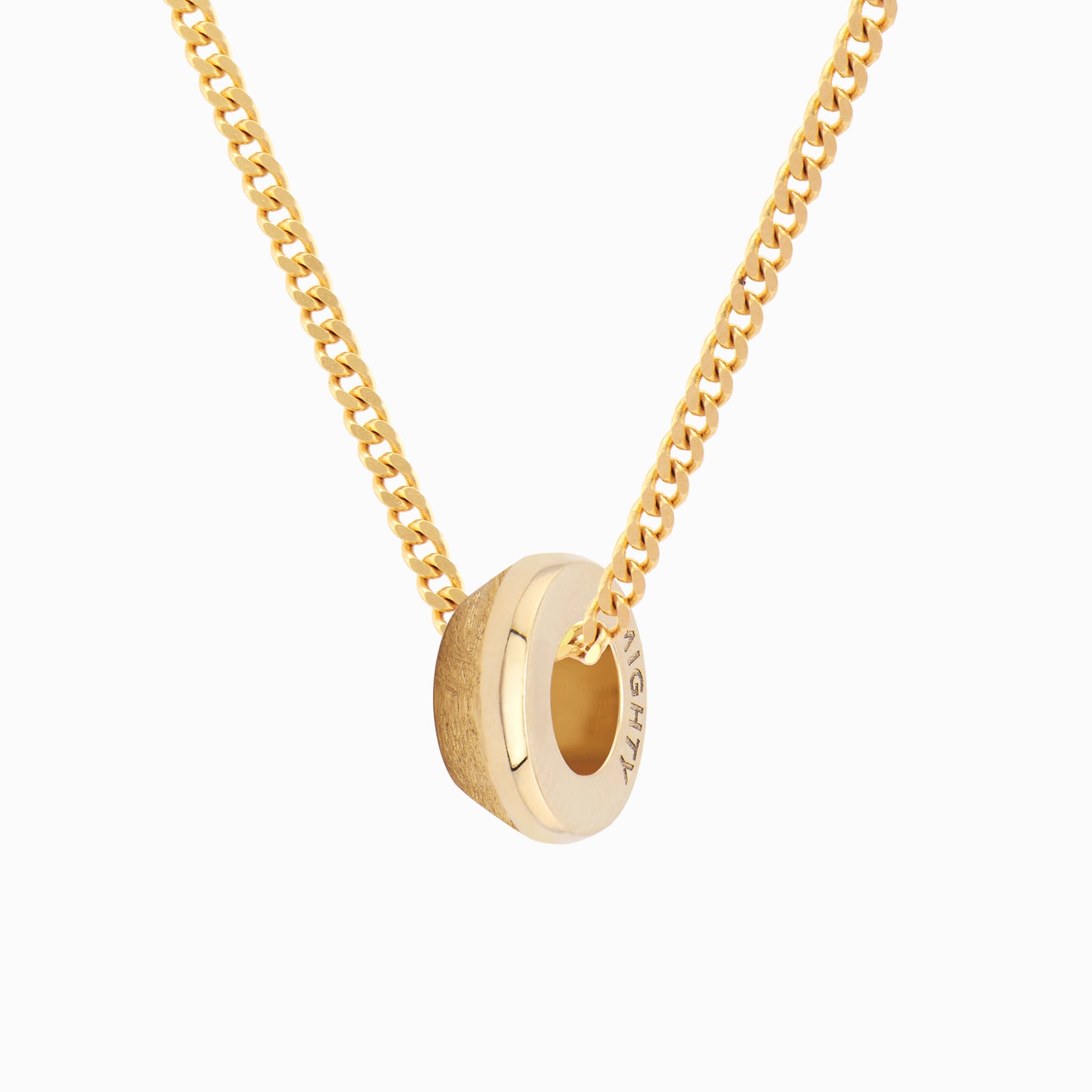OFF-KILTER Outrageous Distressed Rondelle Necklace