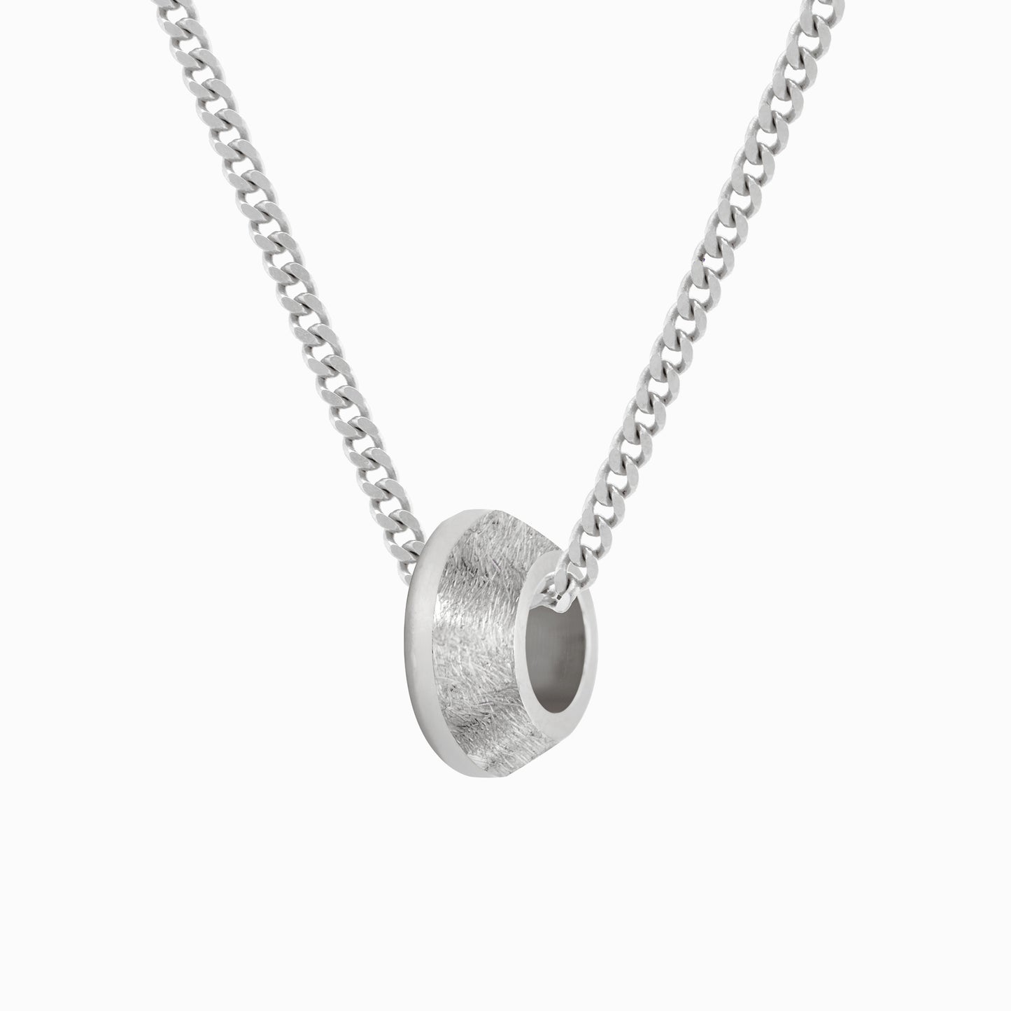 OFF-KILTER Outrageous Distressed Rondelle Necklace