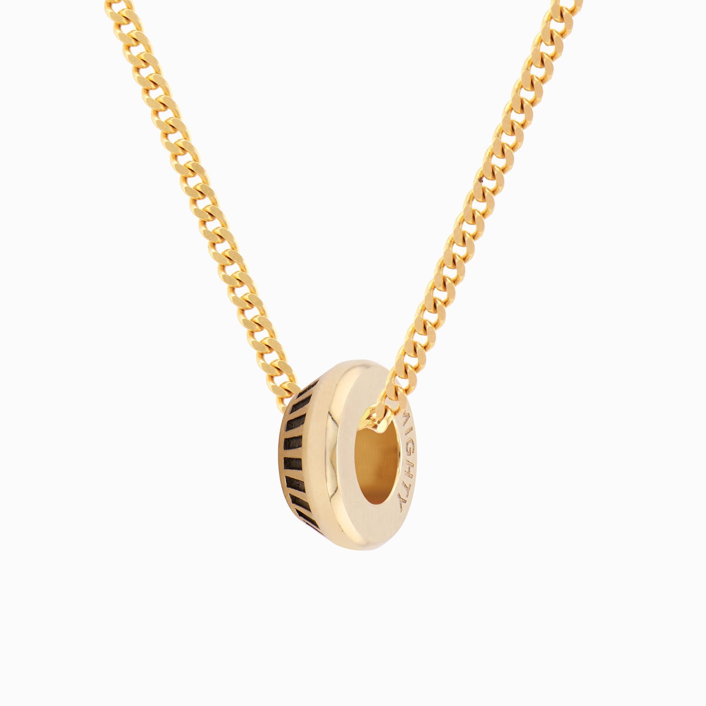 OFF-KILTER Outrageous Turbine Rondelle Necklace