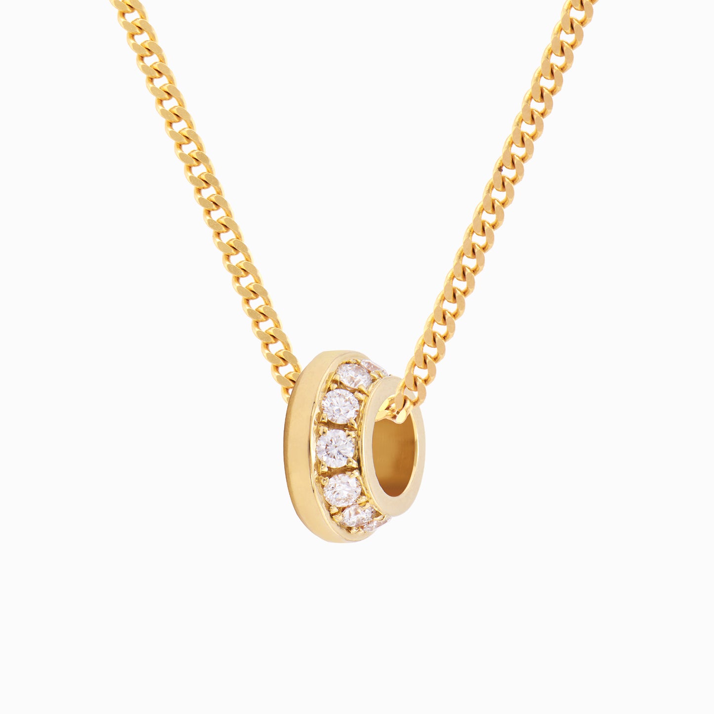 OFF-KILTER Outrageous Diamond Rondelle Necklace