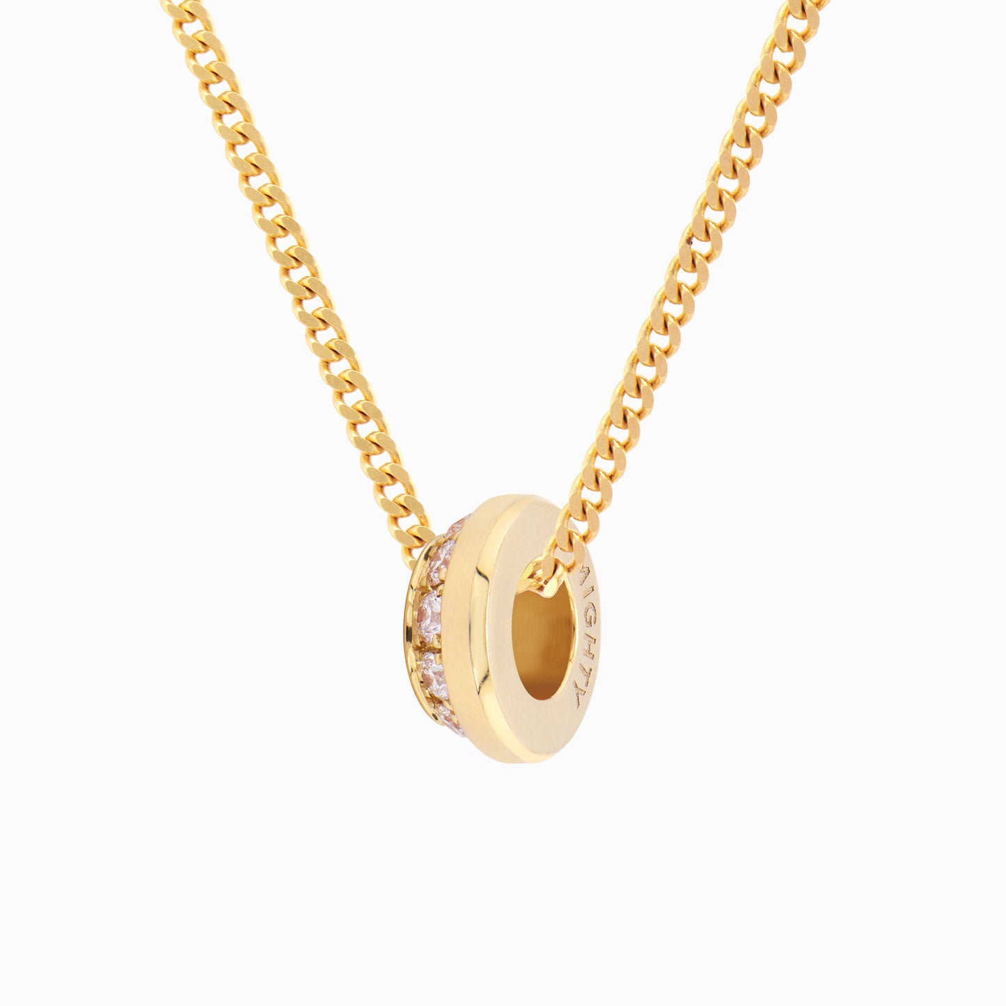 OFF-KILTER Outrageous Diamond Rondelle Necklace