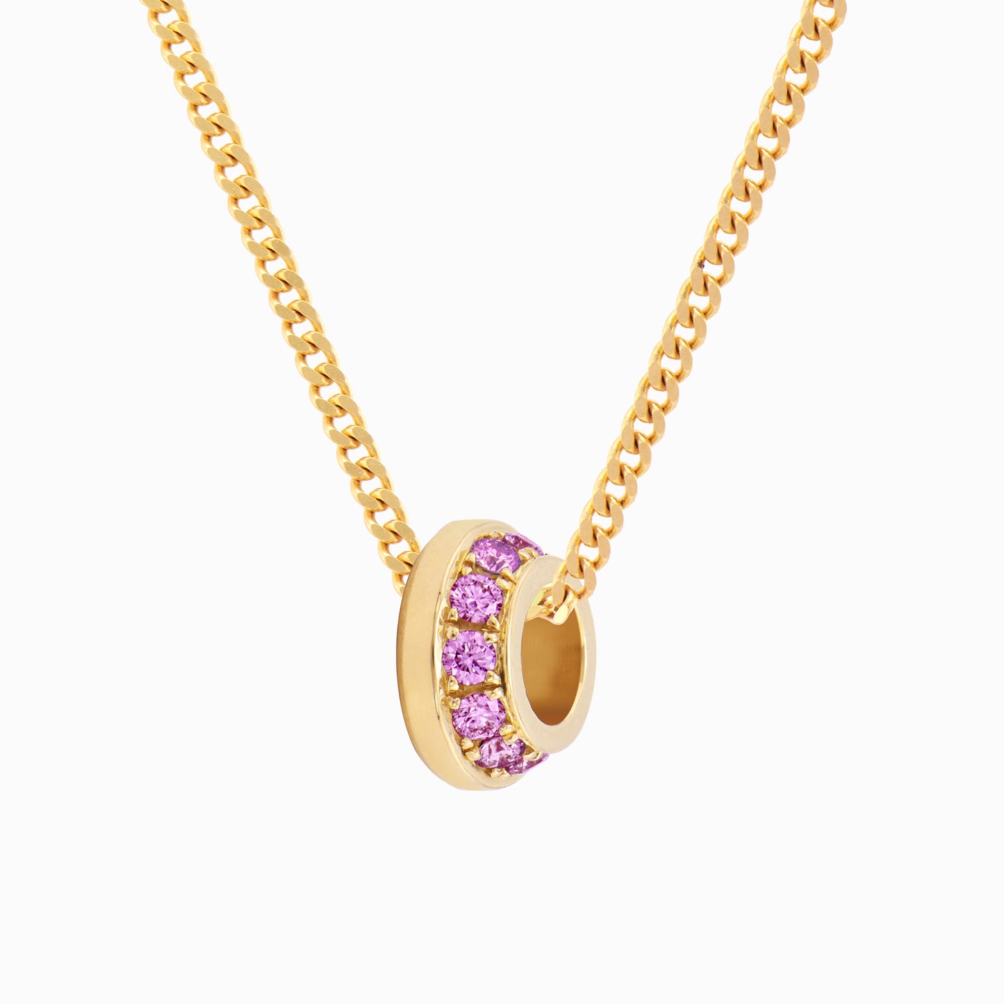 OFF-KILTER Outrageous Rhodolite Garnet June Birthstone Necklace
