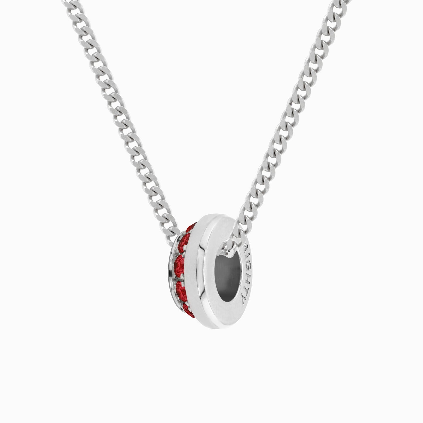 OFF-KILTER Outrageous Ruby July Birthstone Necklace