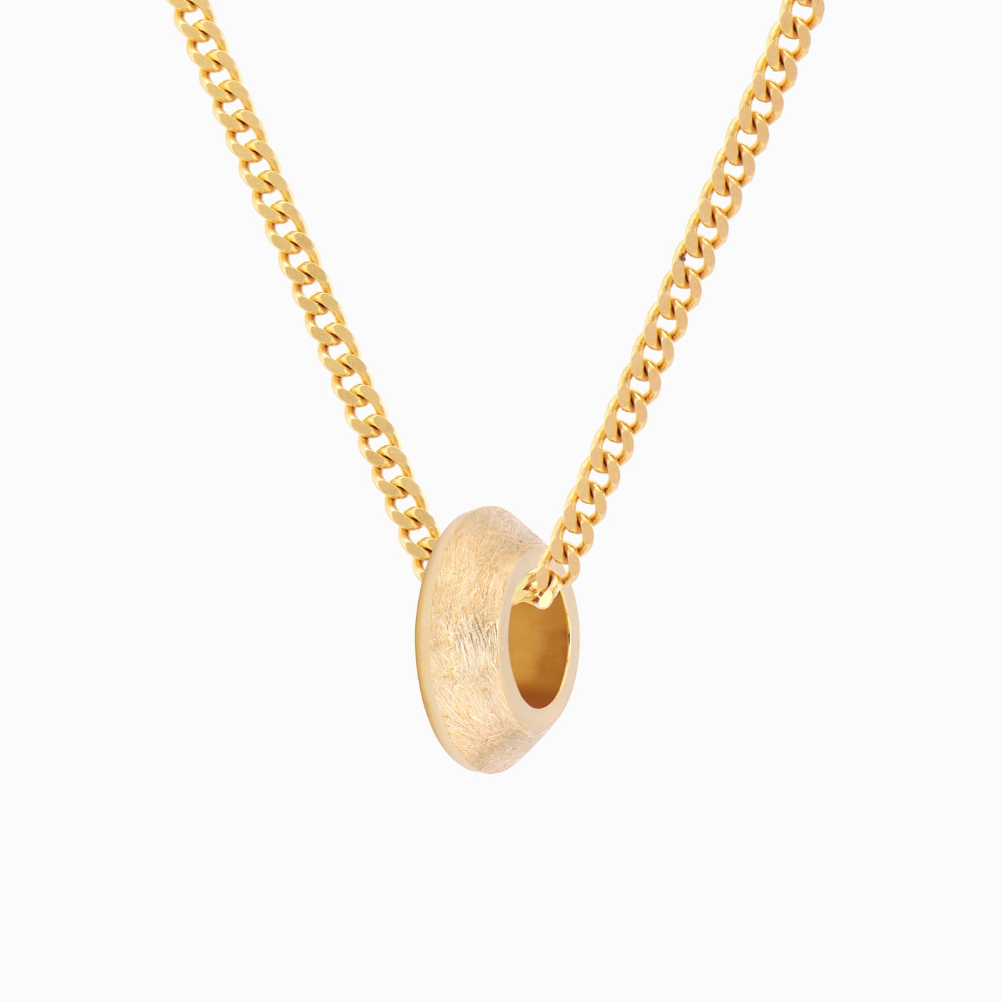 OFF-KILTER Audacious Distressed Rondelle Necklace