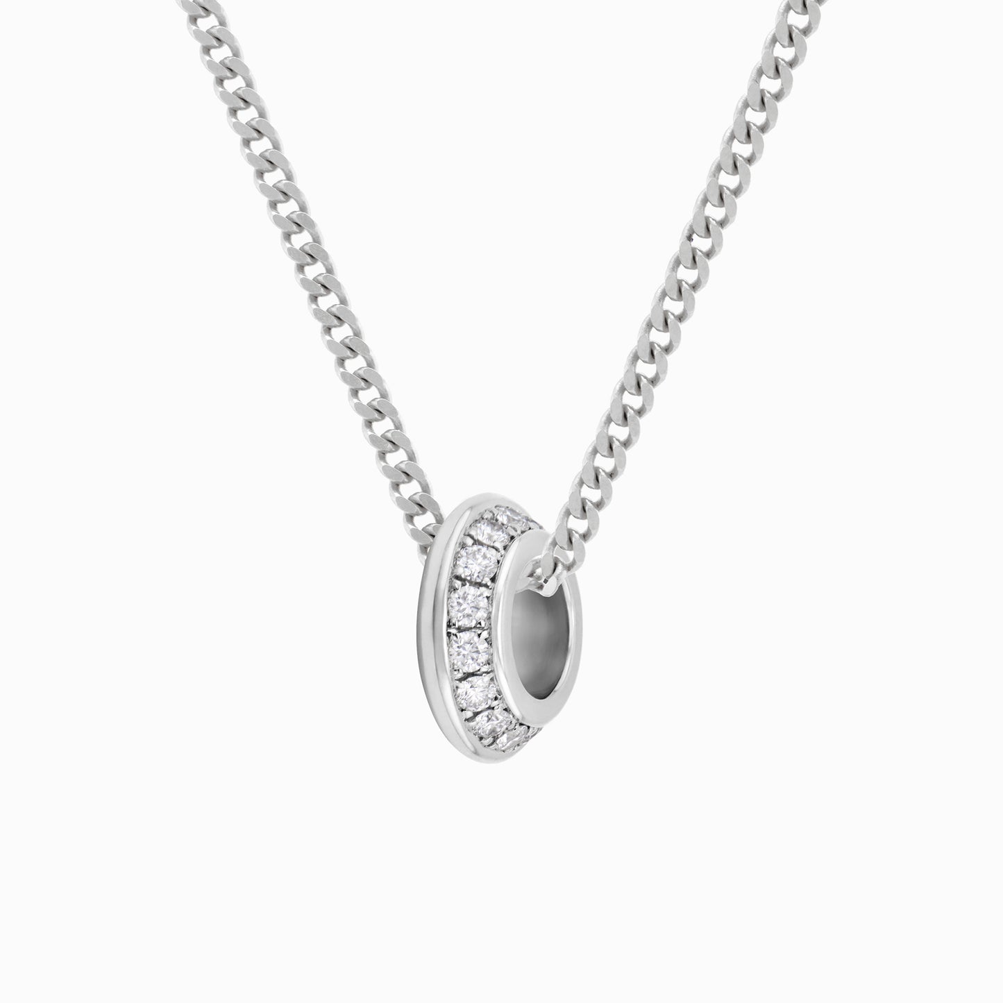 OFF-KILTER Audacious Diamond Rondelle Necklace