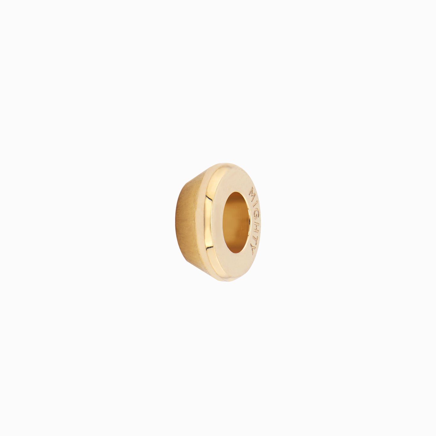 OFF-KILTER Outrageous Satin Rondelle Pendant