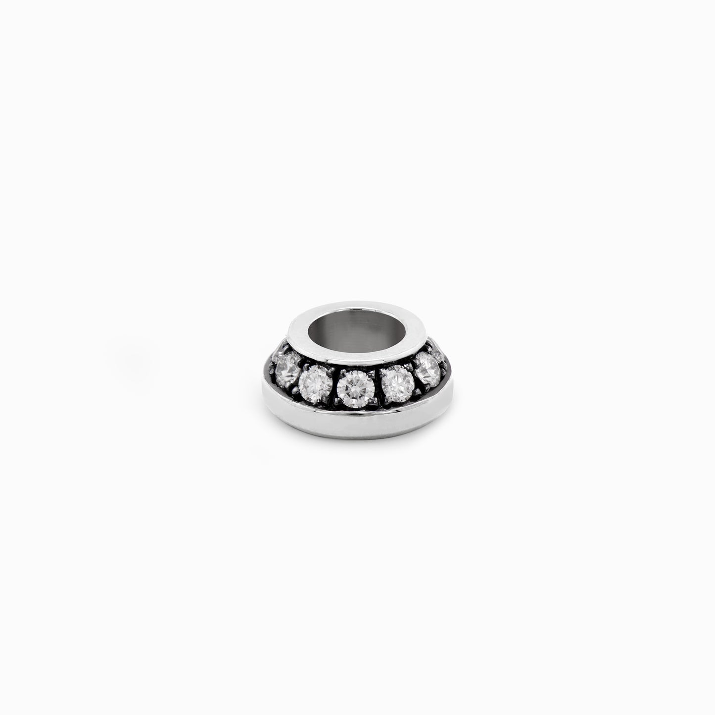 OFF-KILTER Outrageous Diamond Rondelle Pendant – Dark Mode