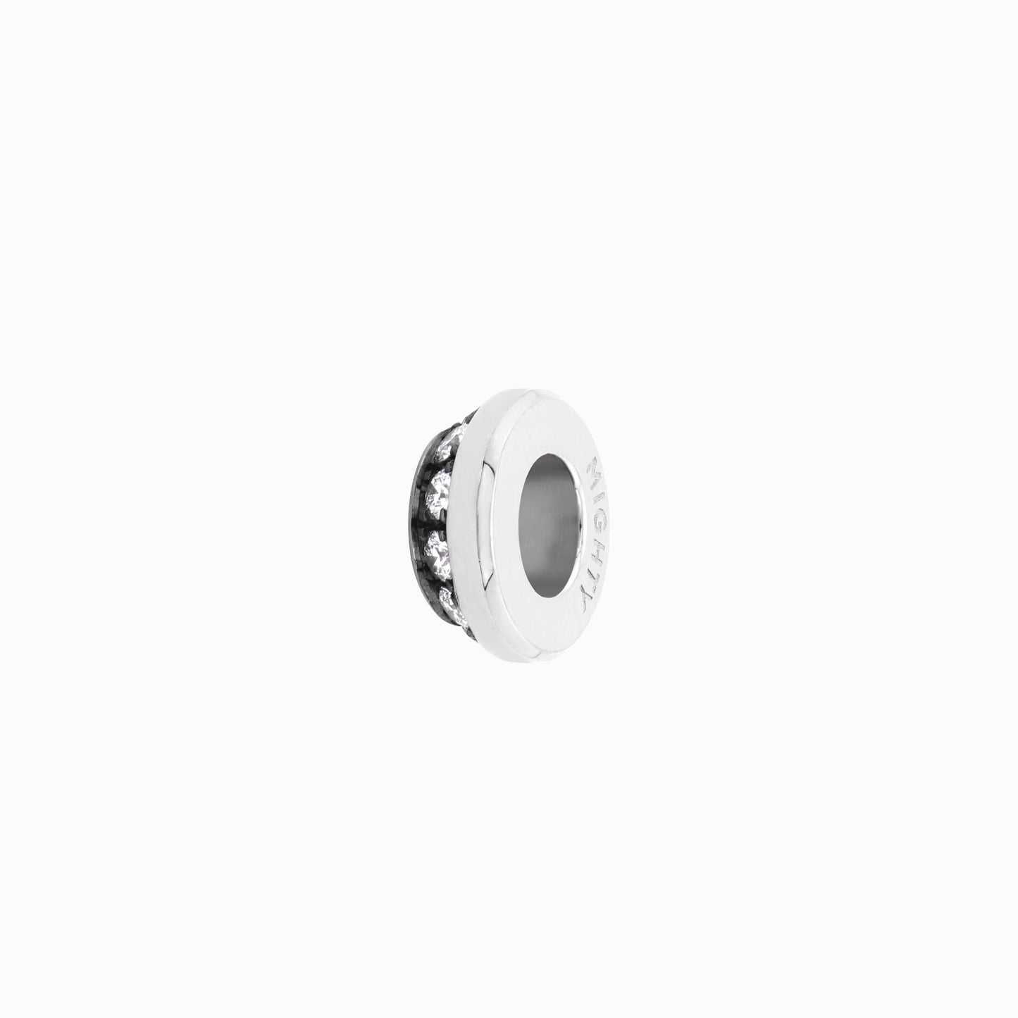 OFF-KILTER Outrageous Diamond Rondelle Pendant – Dark Mode
