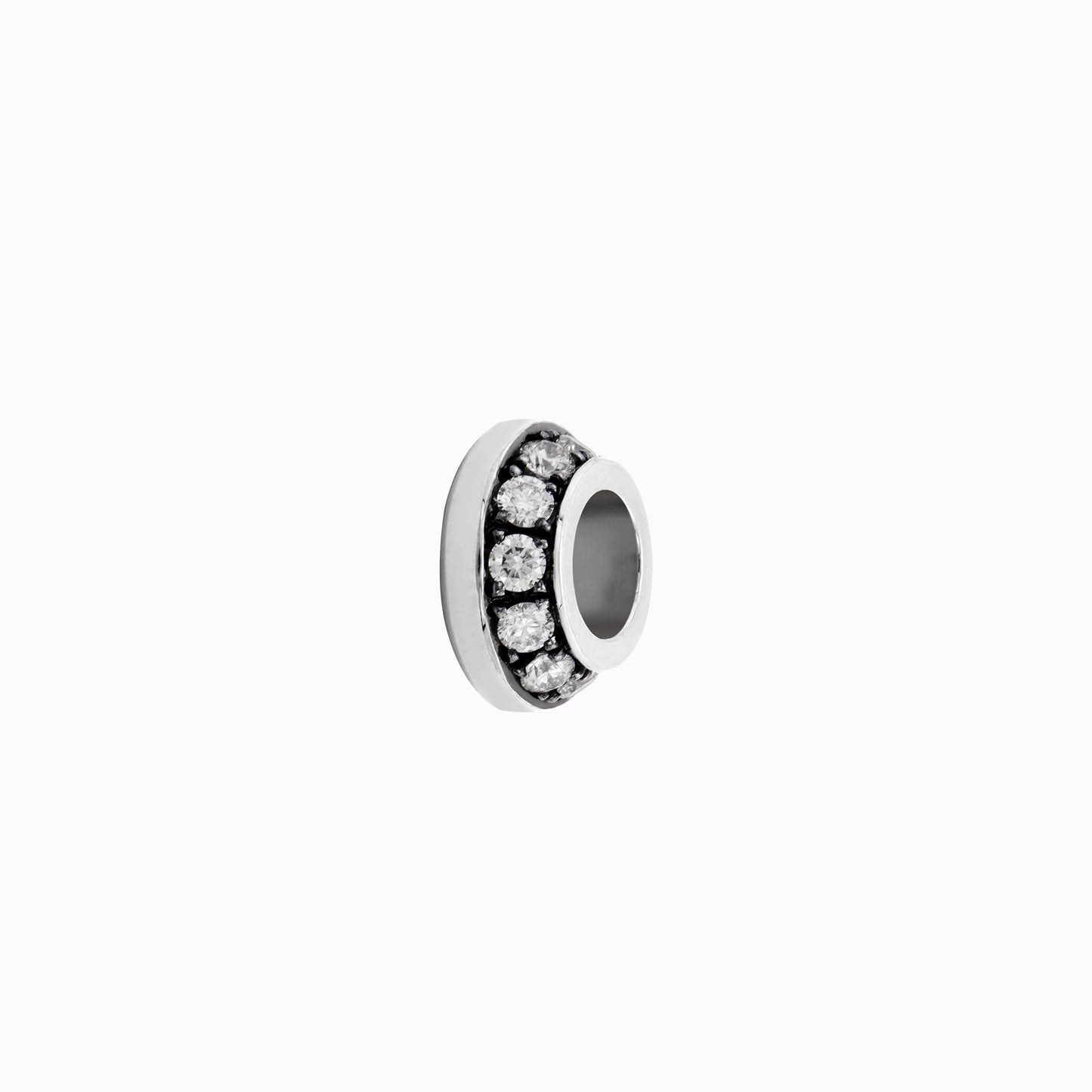 OFF-KILTER Outrageous Diamond Rondelle Pendant – Dark Mode