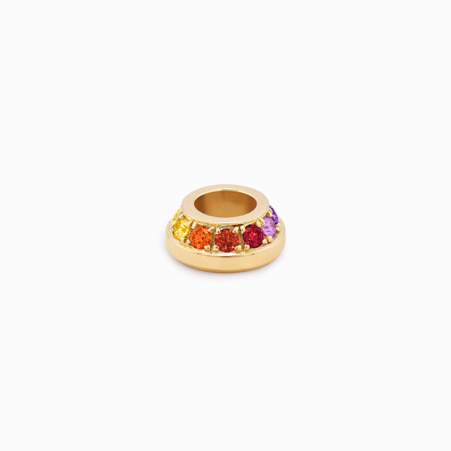 OFF-KILTER Outrageous Rainbow Rondelle Pendant