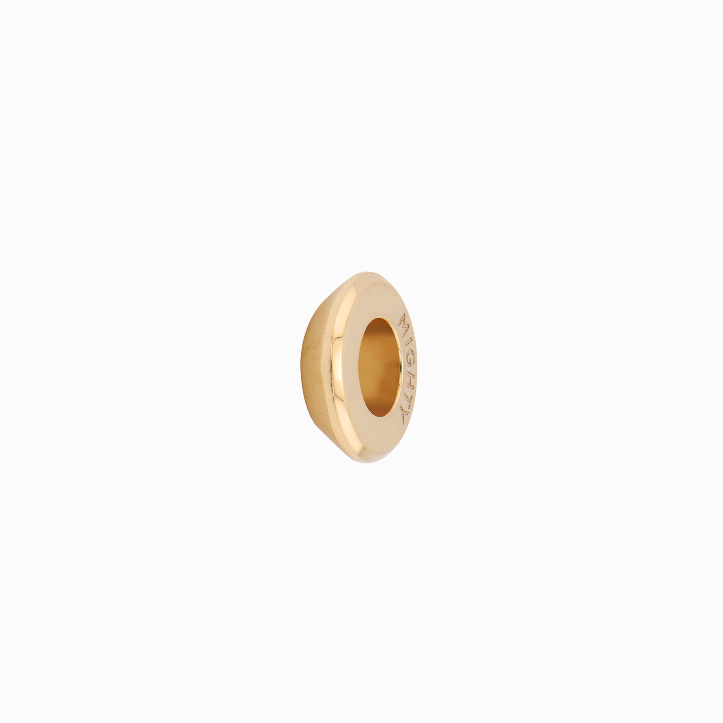 OFF-KILTER Audacious Satin Rondelle Pendant