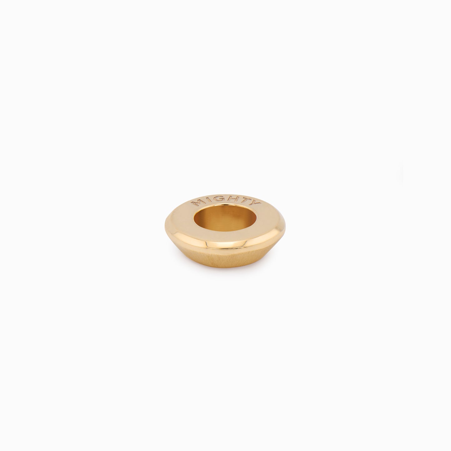 OFF-KILTER Audacious Satin Rondelle Pendant