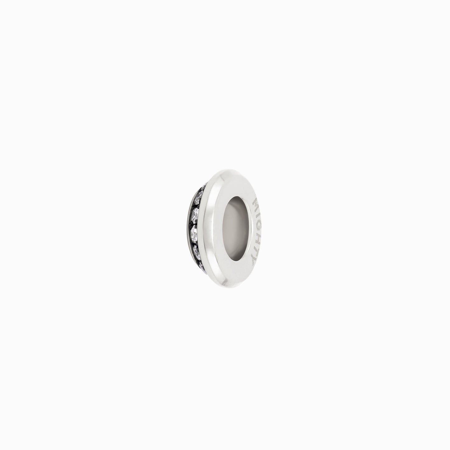 OFF-KILTER Audacious Diamond Rondelle Pendant – Dark Mode