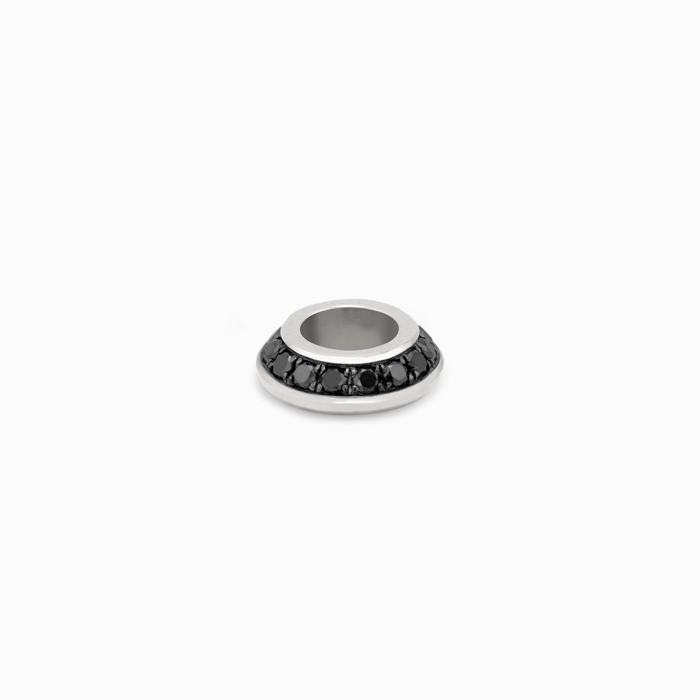 OFF-KILTER Audacious Black Diamond Rondelle Pendant – Dark Mode