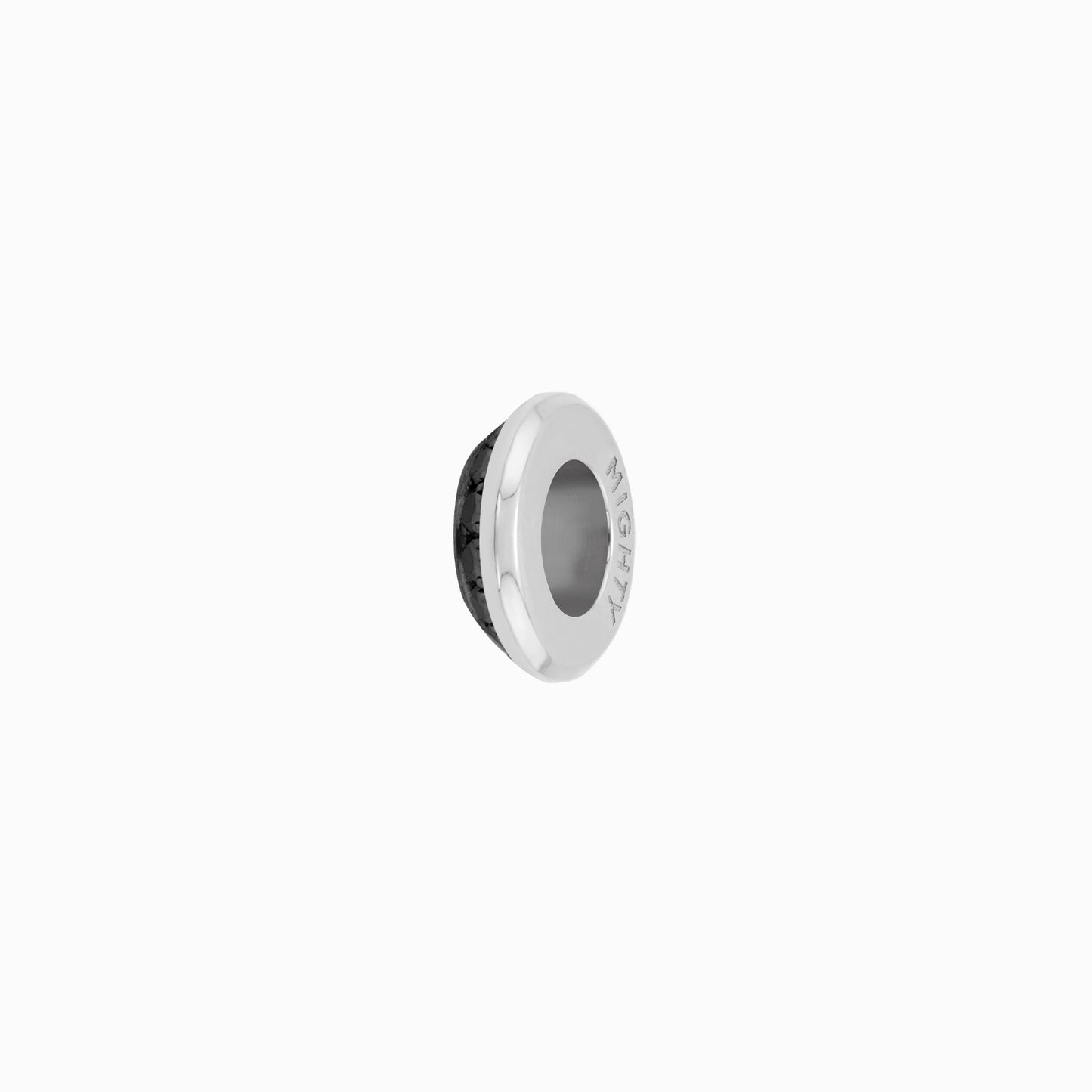 OFF-KILTER Audacious Black Diamond Rondelle Pendant – Dark Mode