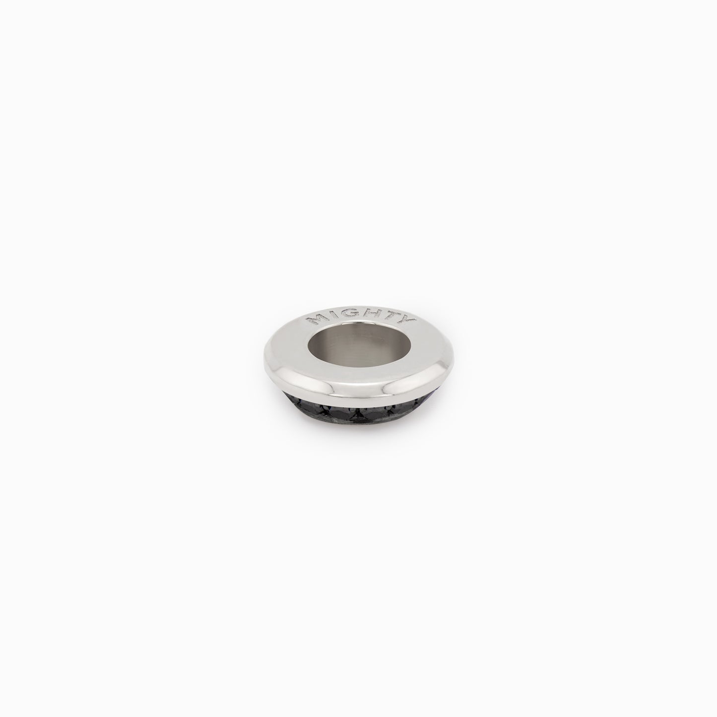 OFF-KILTER Audacious Black Diamond Rondelle Pendant – Dark Mode