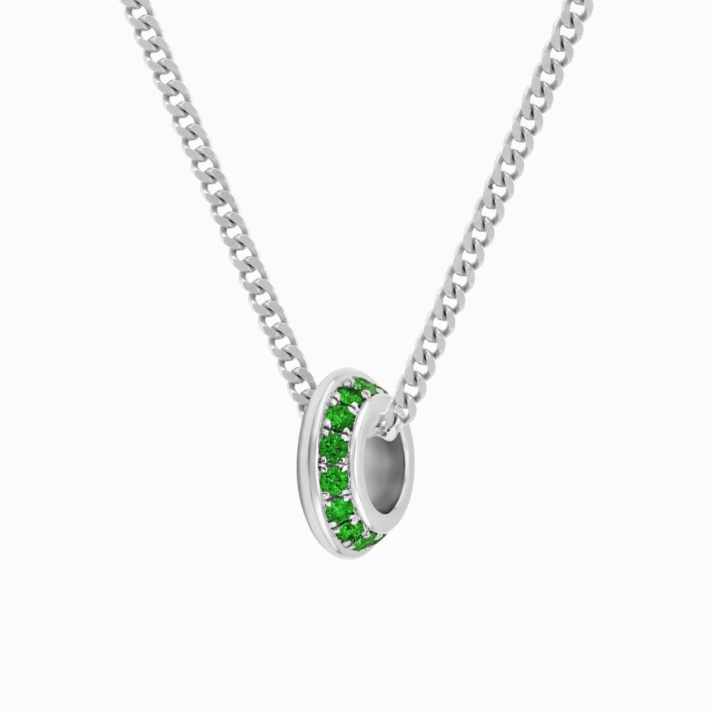OFF-KILTER Audacious Emerald May Birthstone Necklace
