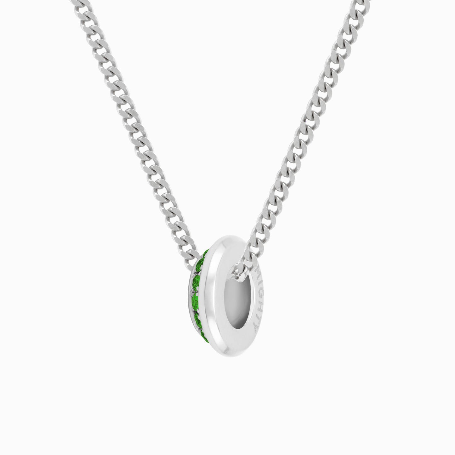 OFF-KILTER Audacious Emerald May Birthstone Necklace