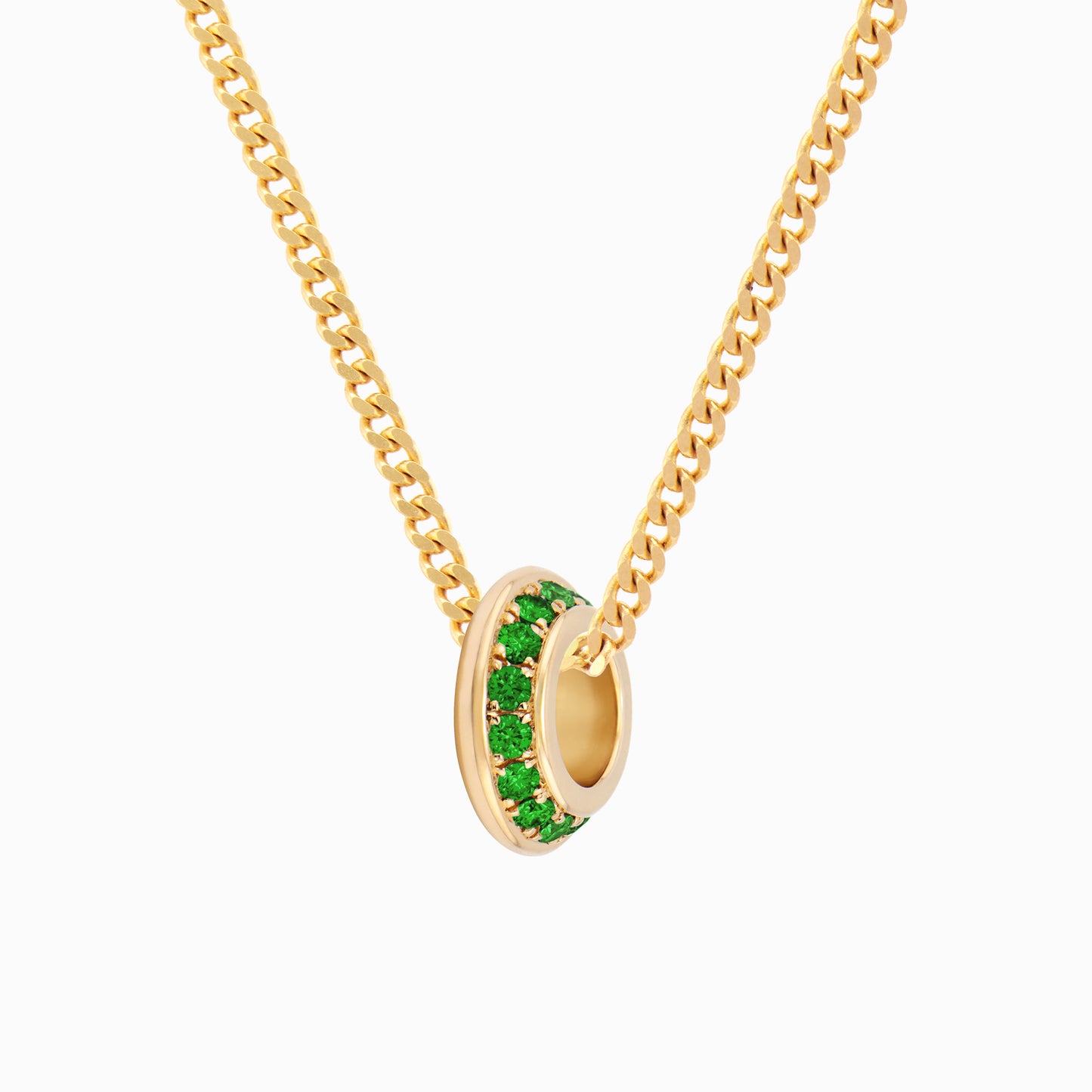 OFF-KILTER Audacious Emerald May Birthstone Necklace