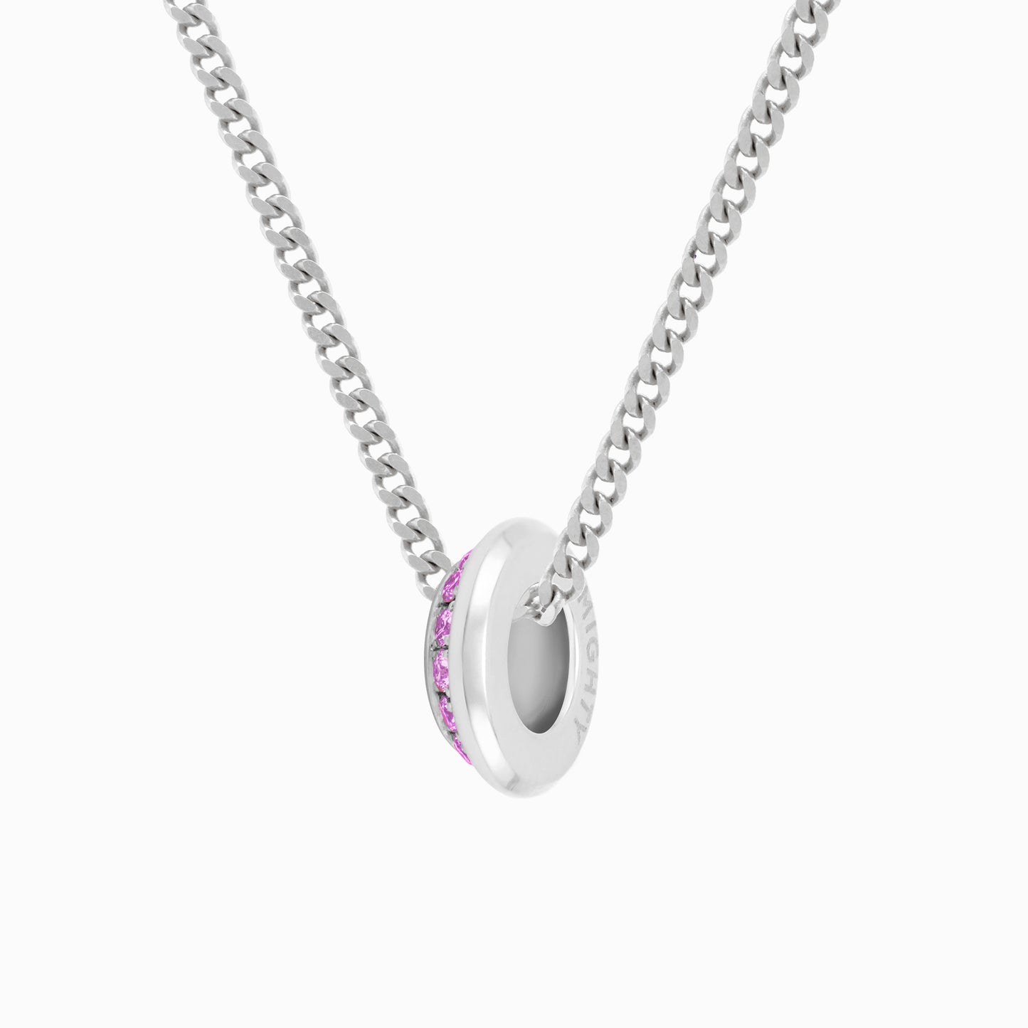 OFF-KILTER Audacious Rhodolite Garnet June Birthstone Necklace