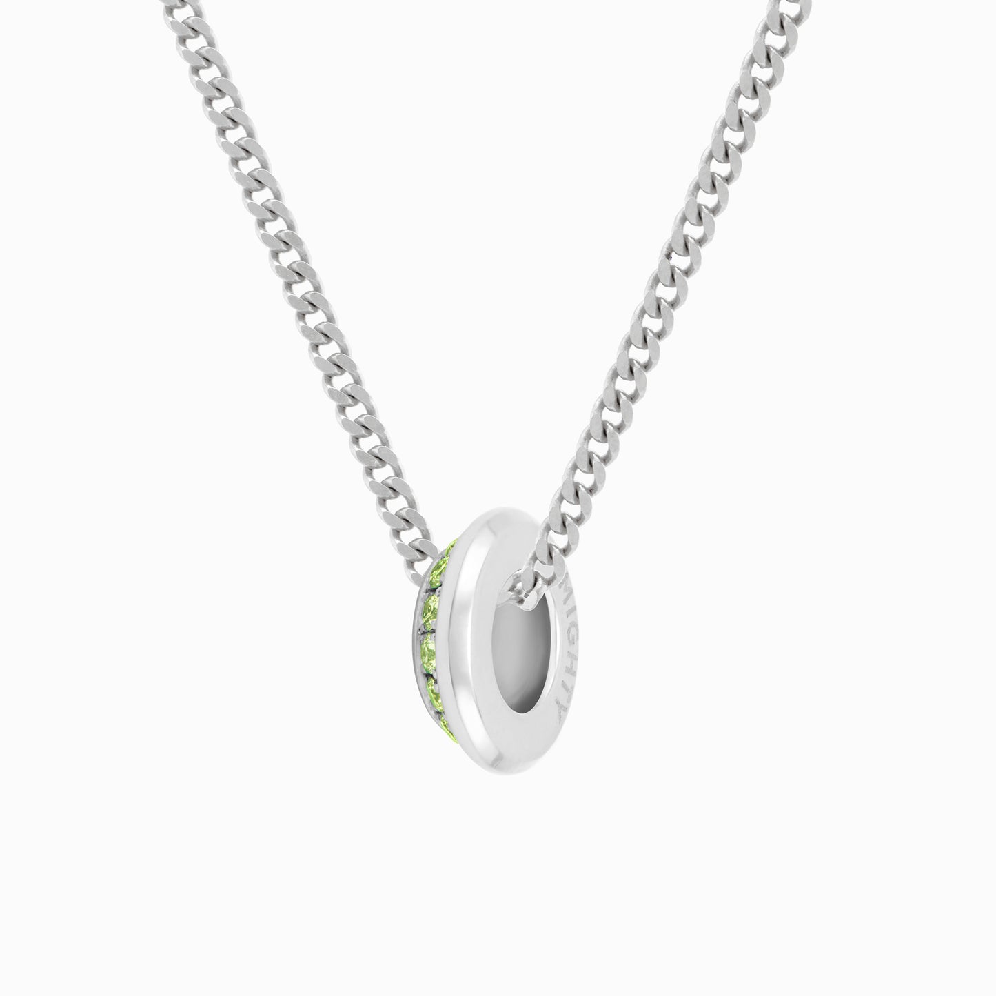 OFF-KILTER Audacious Peridot August Birthstone Necklace