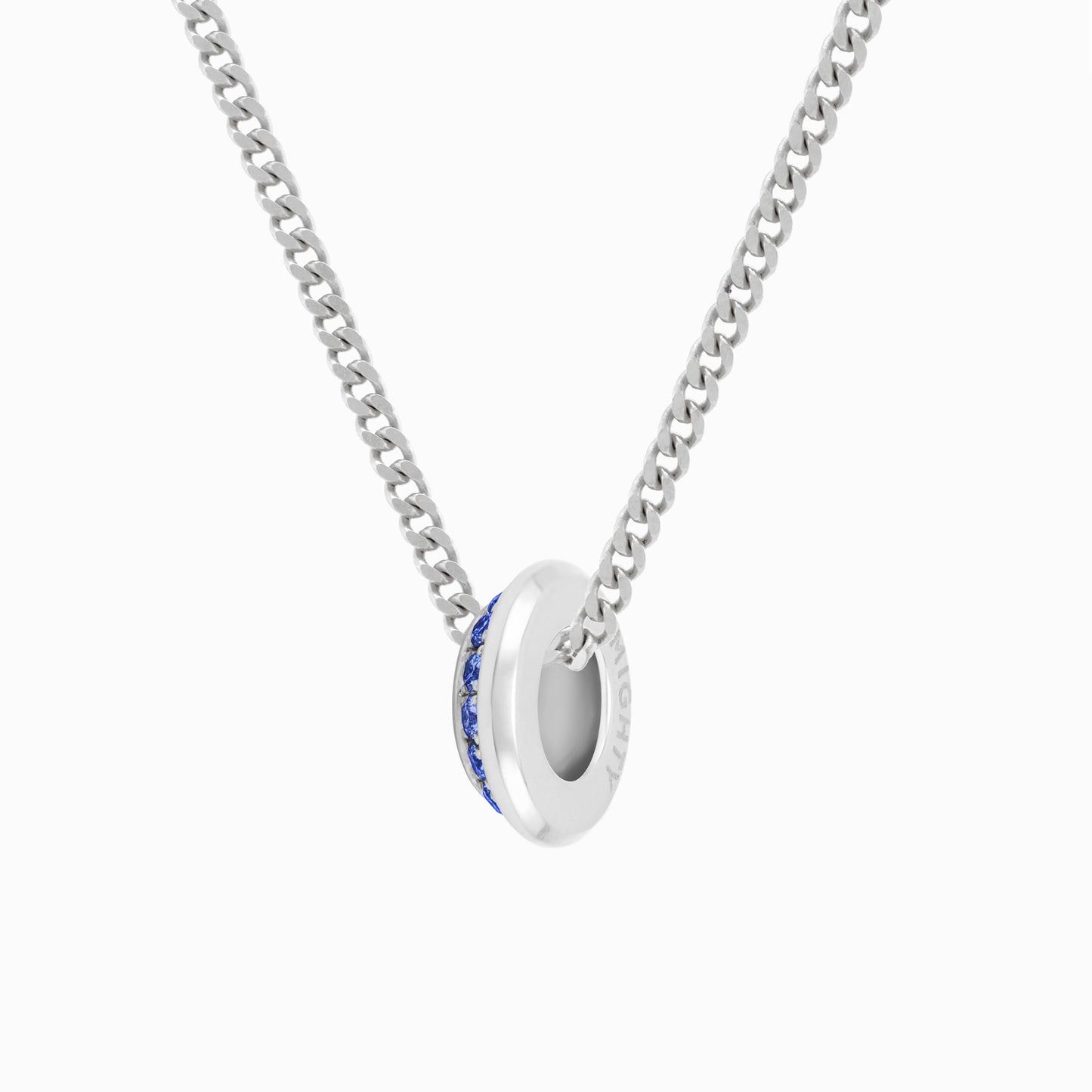 OFF-KILTER Audacious Sapphire September Birthstone Necklace