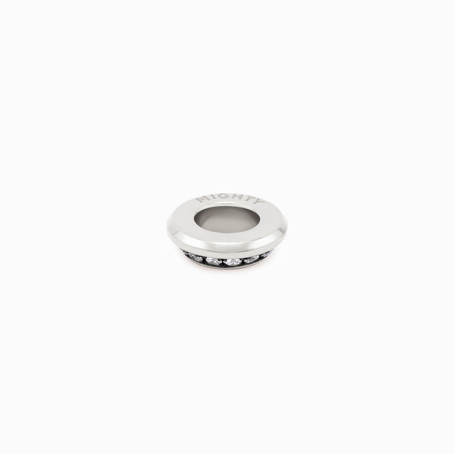OFF-KILTER Audacious Diamond Rondelle Pendant – Dark Mode