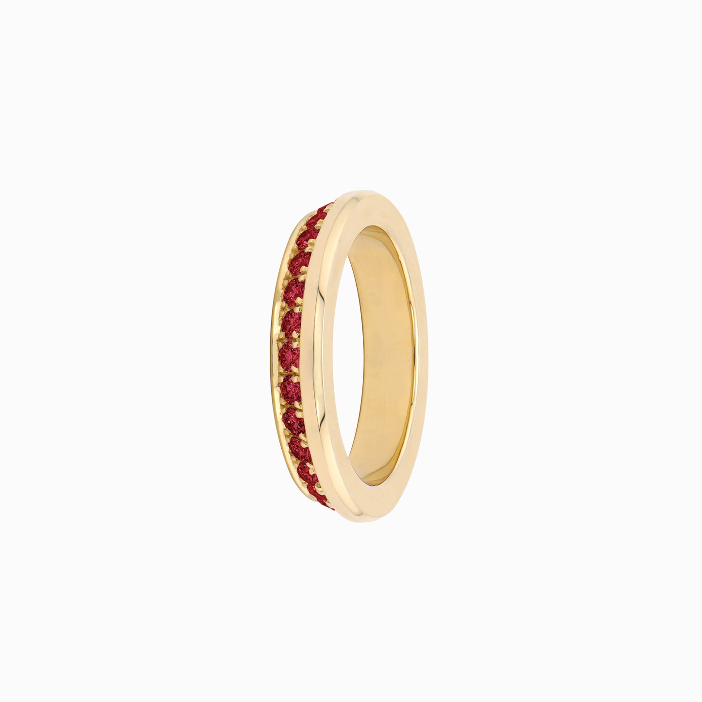 OFF-KILTER Outrageous Ruby Stacking Ring
