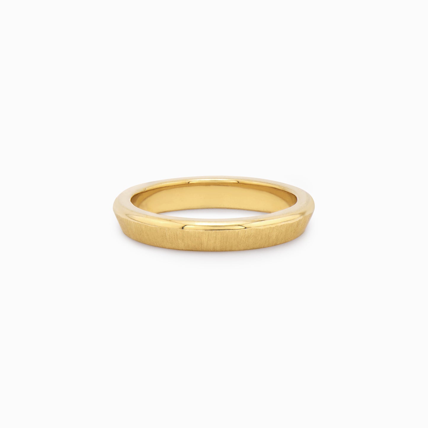 OFF-KILTER Audacious Satin Stacking Ring