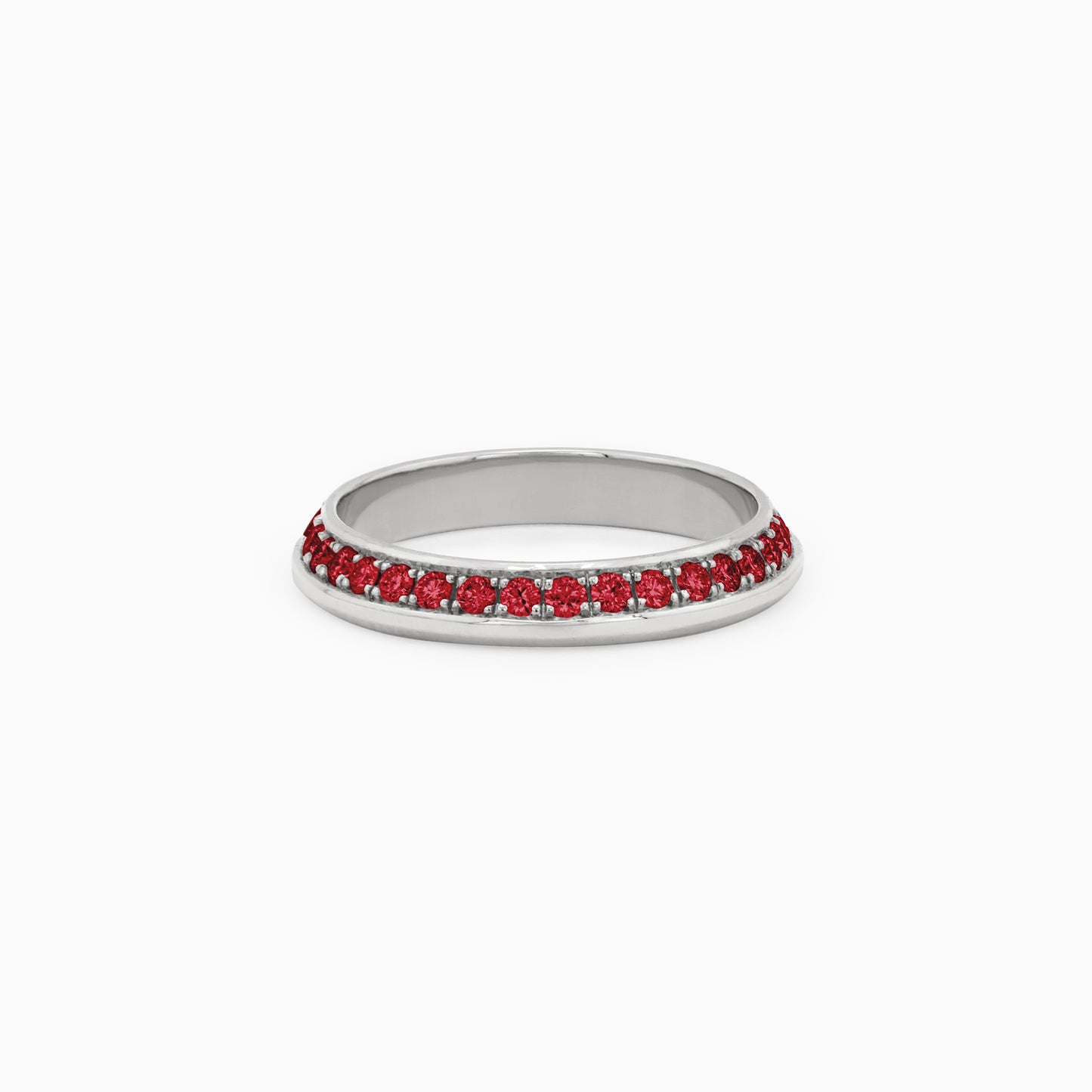 OFF-KILTER Audacious Ruby Stacking Ring