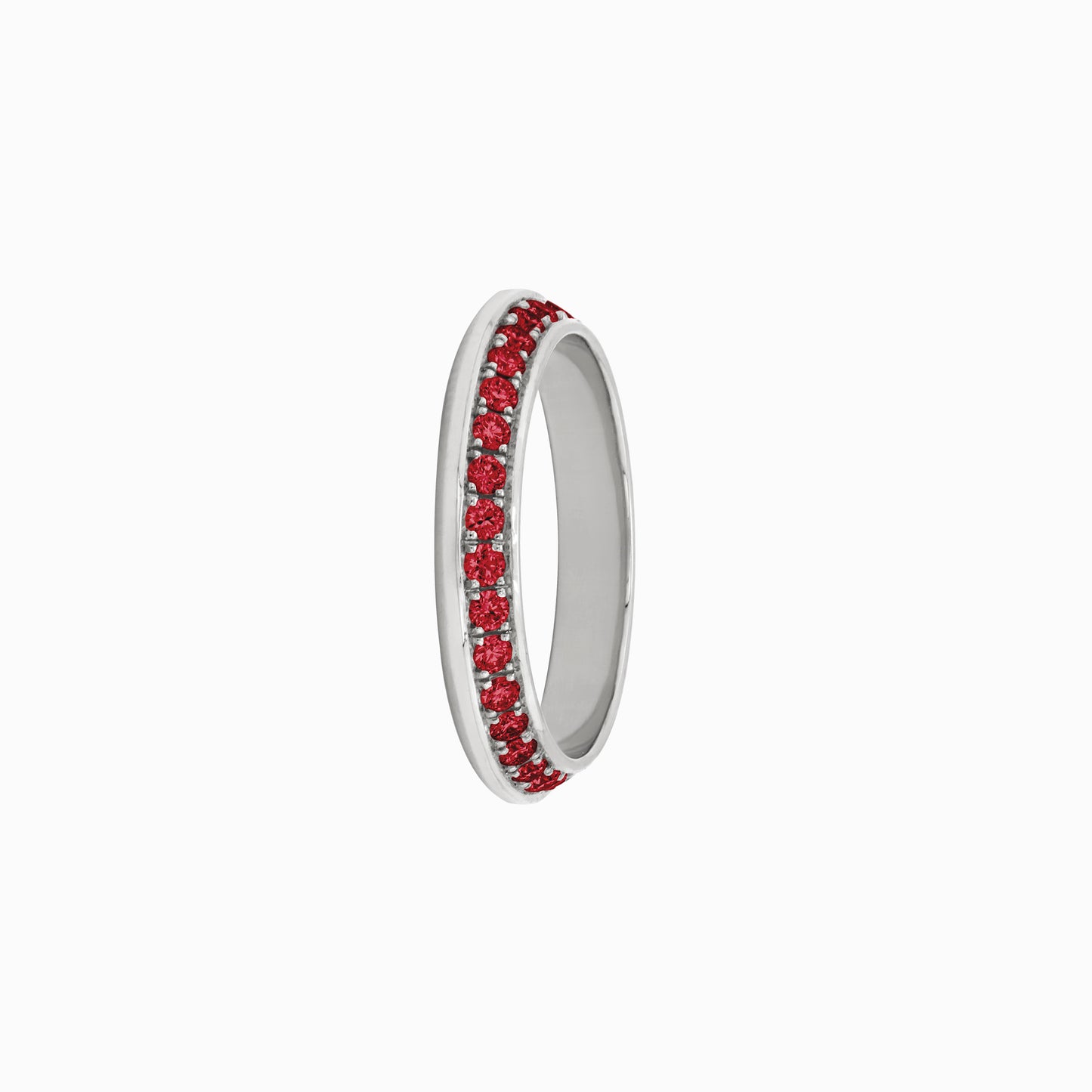 OFF-KILTER Audacious Ruby Stacking Ring
