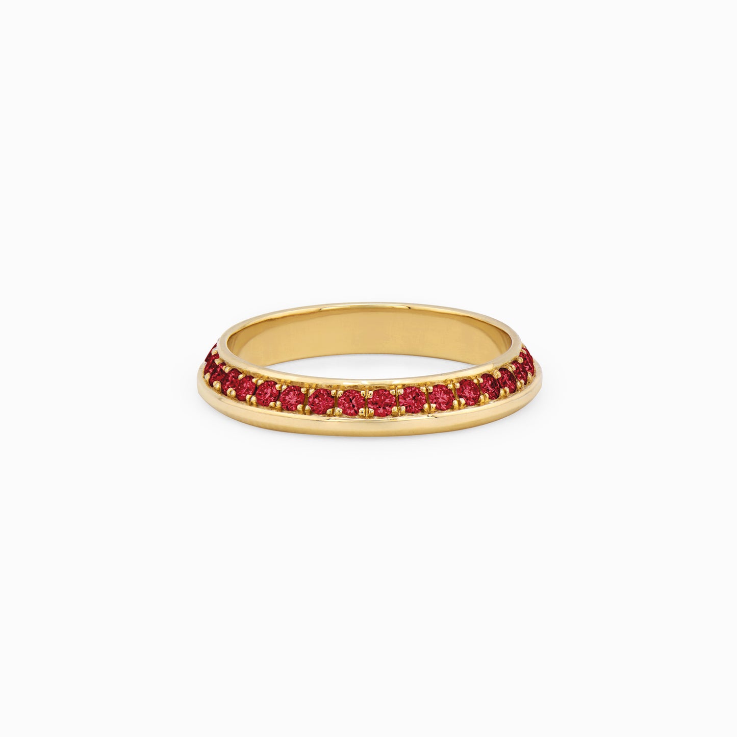 OFF-KILTER Audacious Ruby Stacking Ring