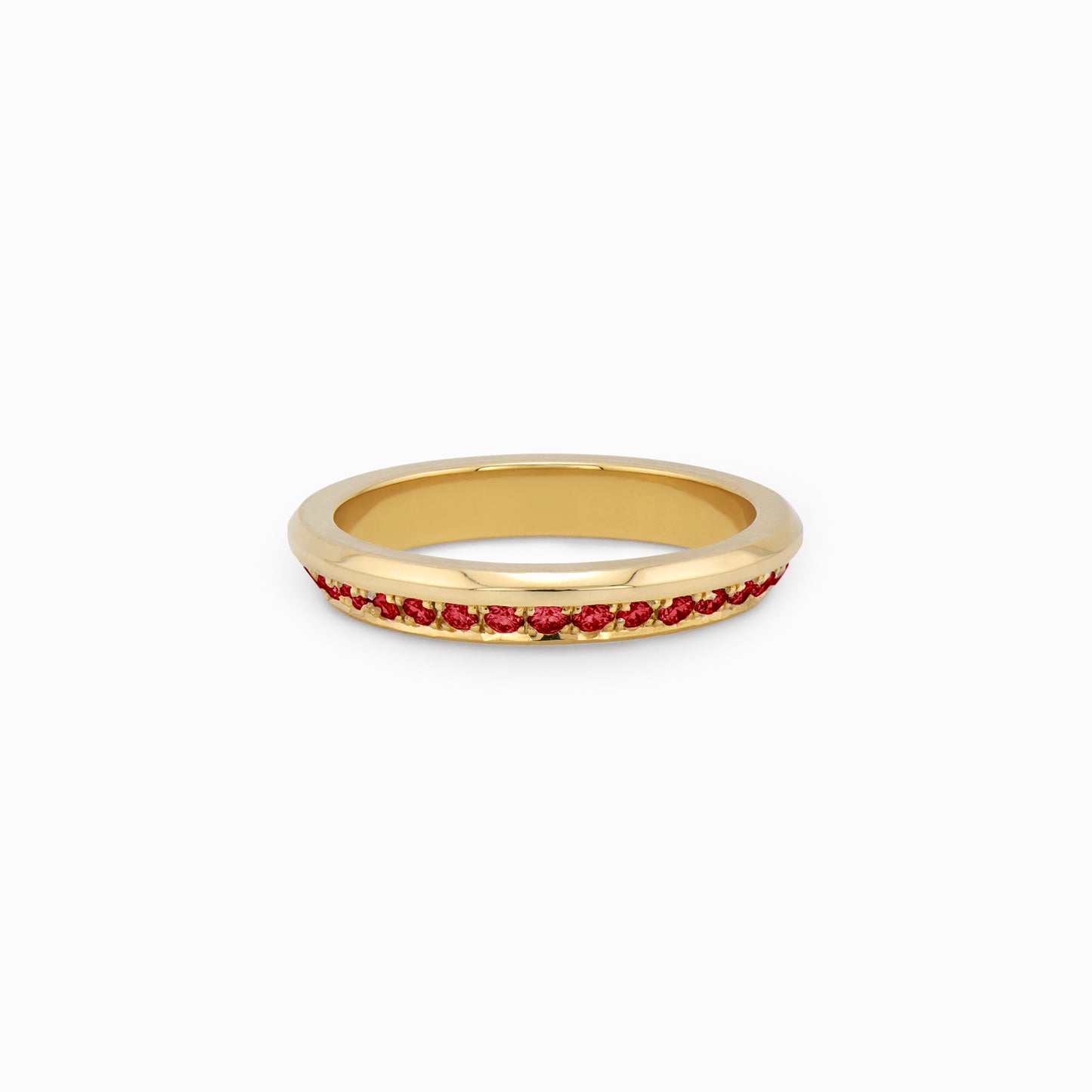 OFF-KILTER Audacious Ruby Stacking Ring