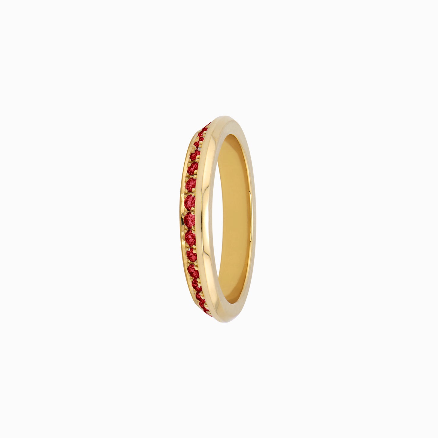 OFF-KILTER Audacious Ruby Stacking Ring