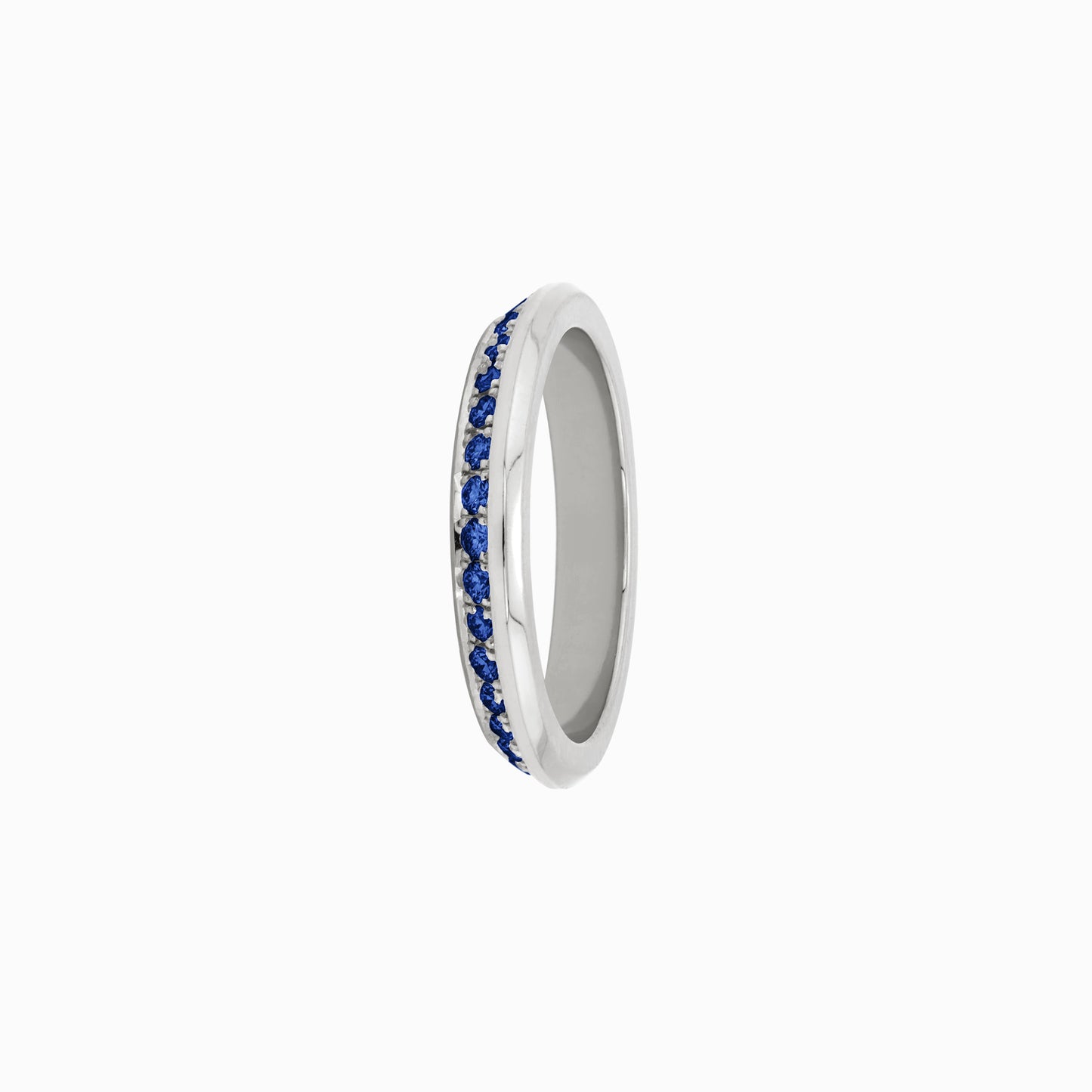 OFF-KILTER Audacious Sapphire Stacking Ring