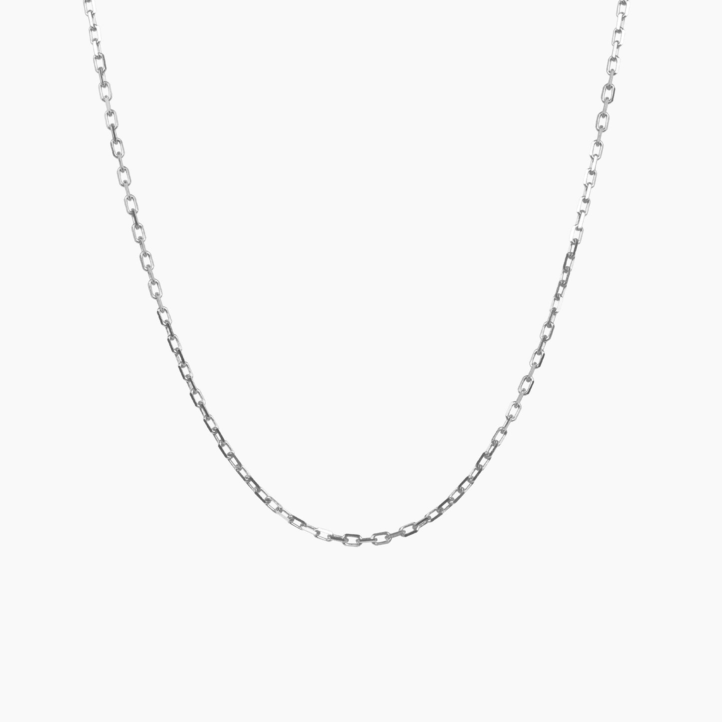 1.95mm Elongated Diamond Cut Cable Link Chain